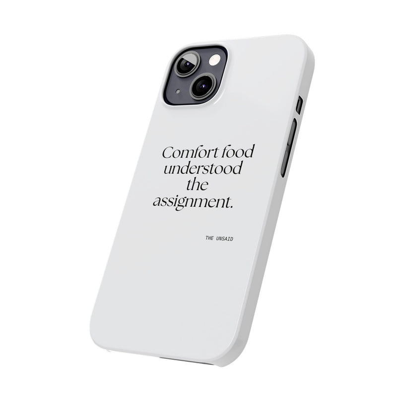 Phone Case — Comfort food understood the assignment.
