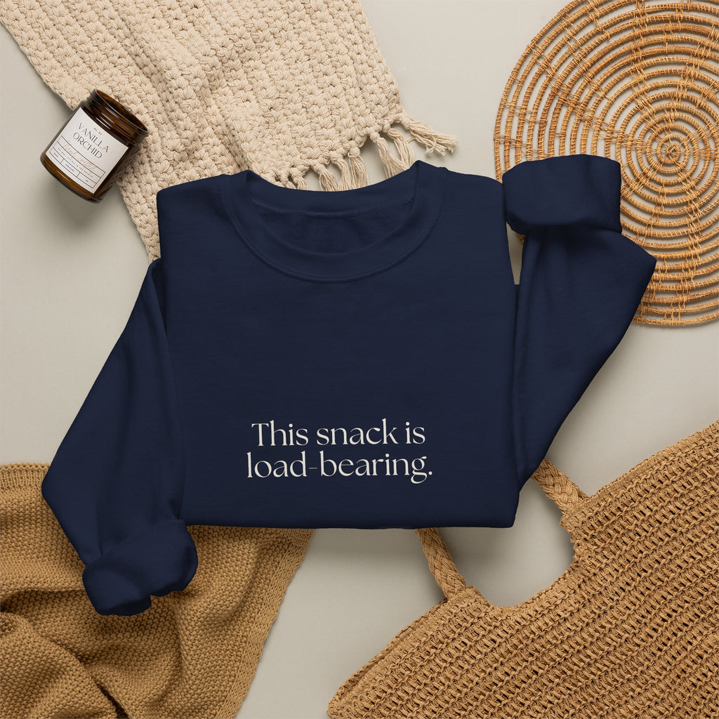 This snack is load-bearing - Sweatshirt - Dry Humor