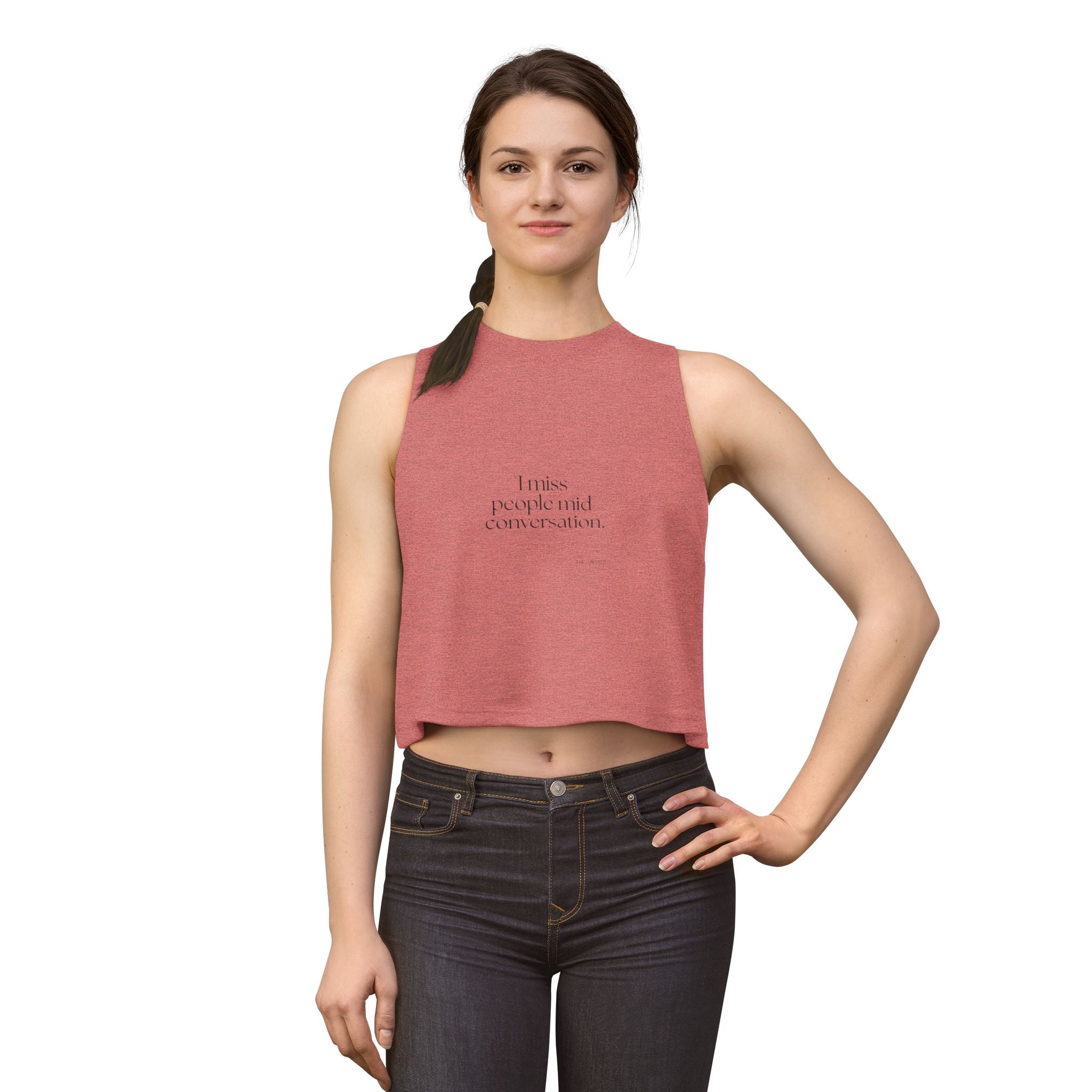 I miss people mid-conversation - Crop Top - For Introverts