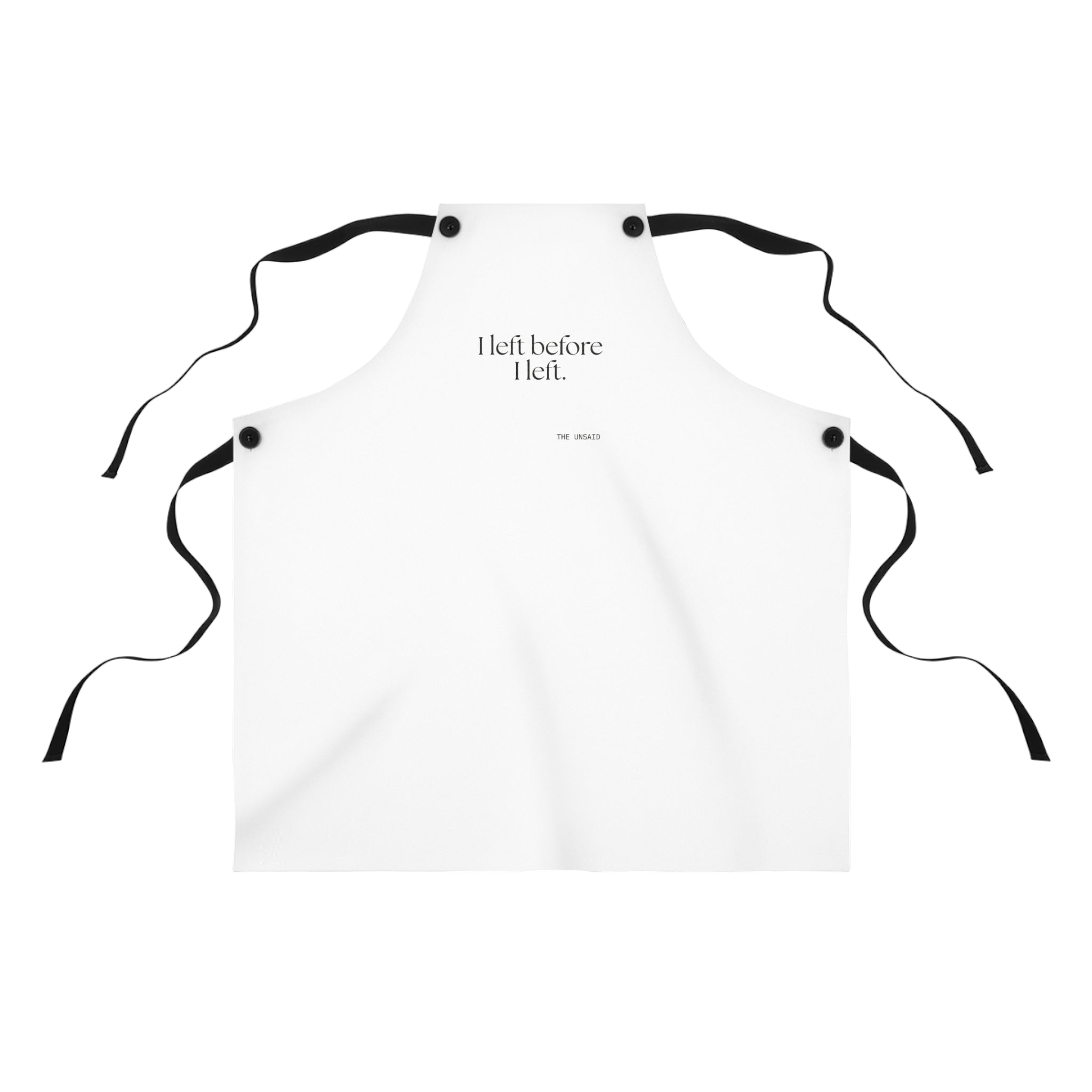 I left before I left - Apron - For Introverts