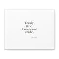 Family time. Emotional cardio - Canvas Print - For Someone Who Stays