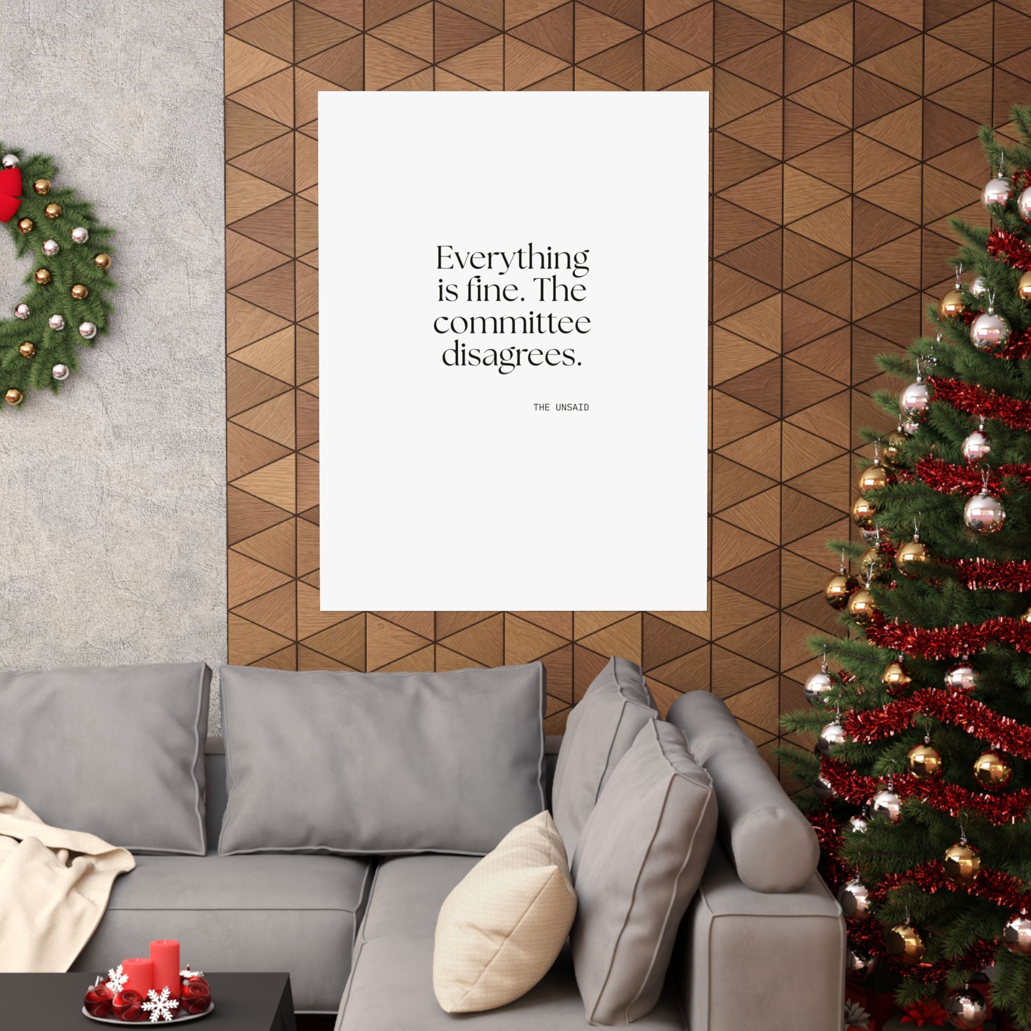 Everything is fine. The committee disagrees - Poster - For Introverts