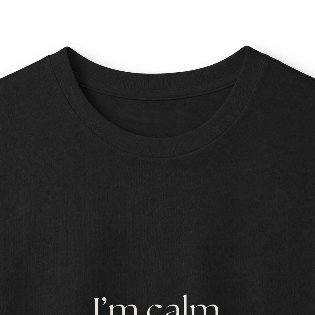 I’m calm in theory - Long Sleeve Shirt - For Quiet Minds