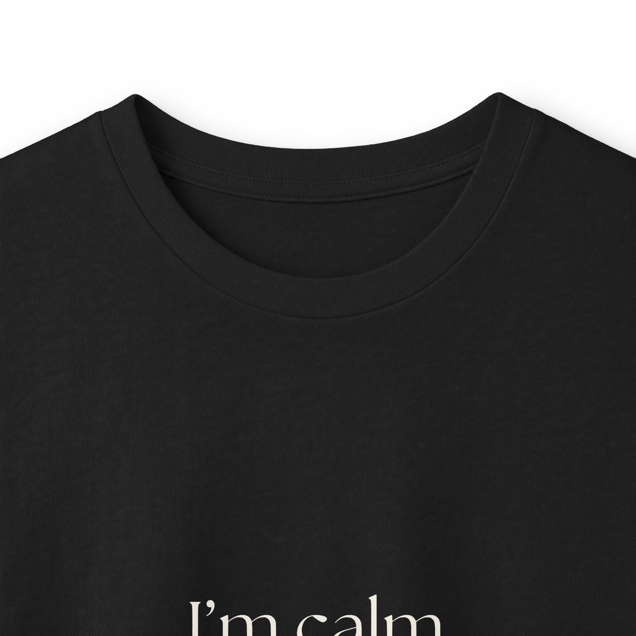 I’m calm in theory - Long Sleeve Shirt - For Quiet Minds