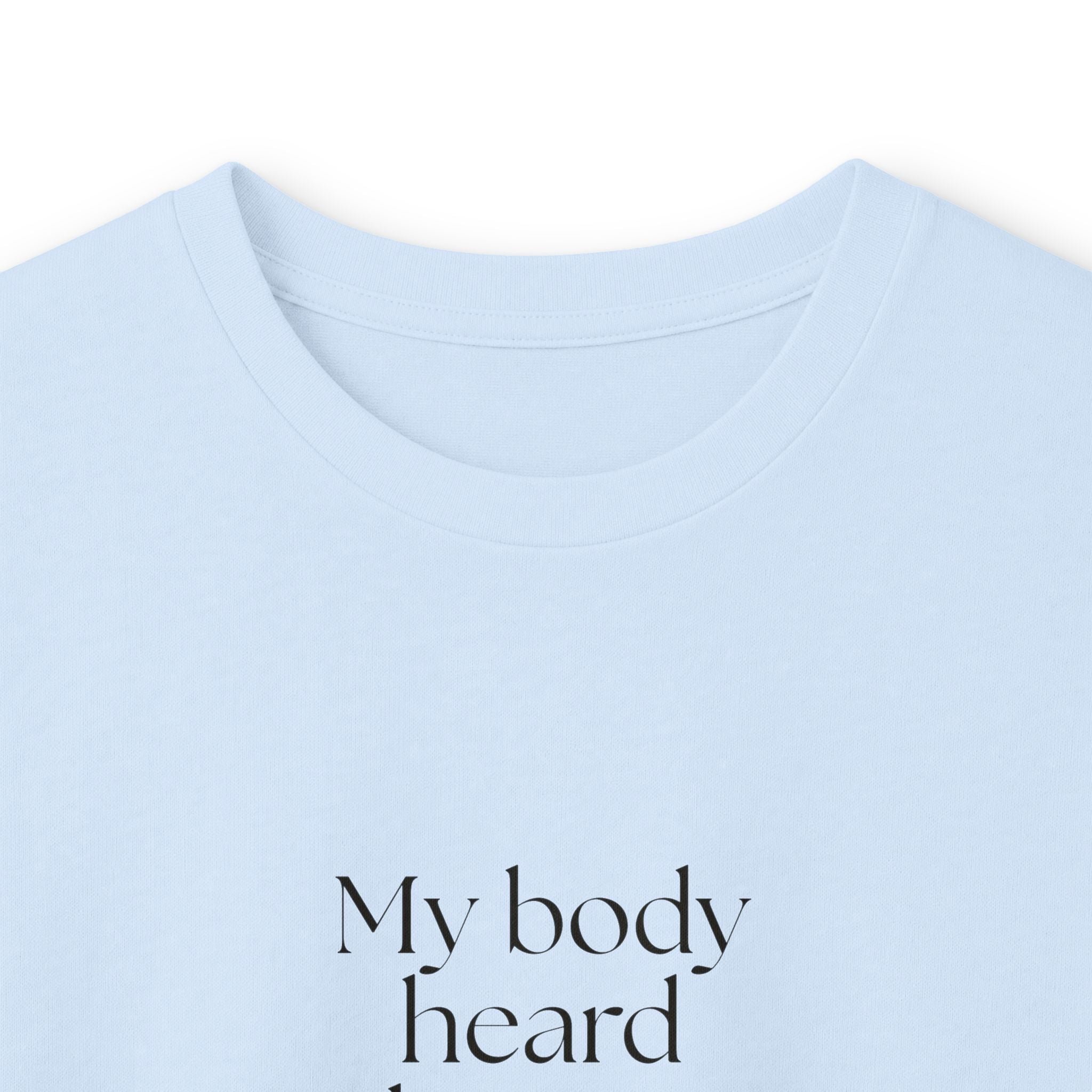 My body heard danger. No one else did - Long Sleeve Shirt - For Quiet Minds