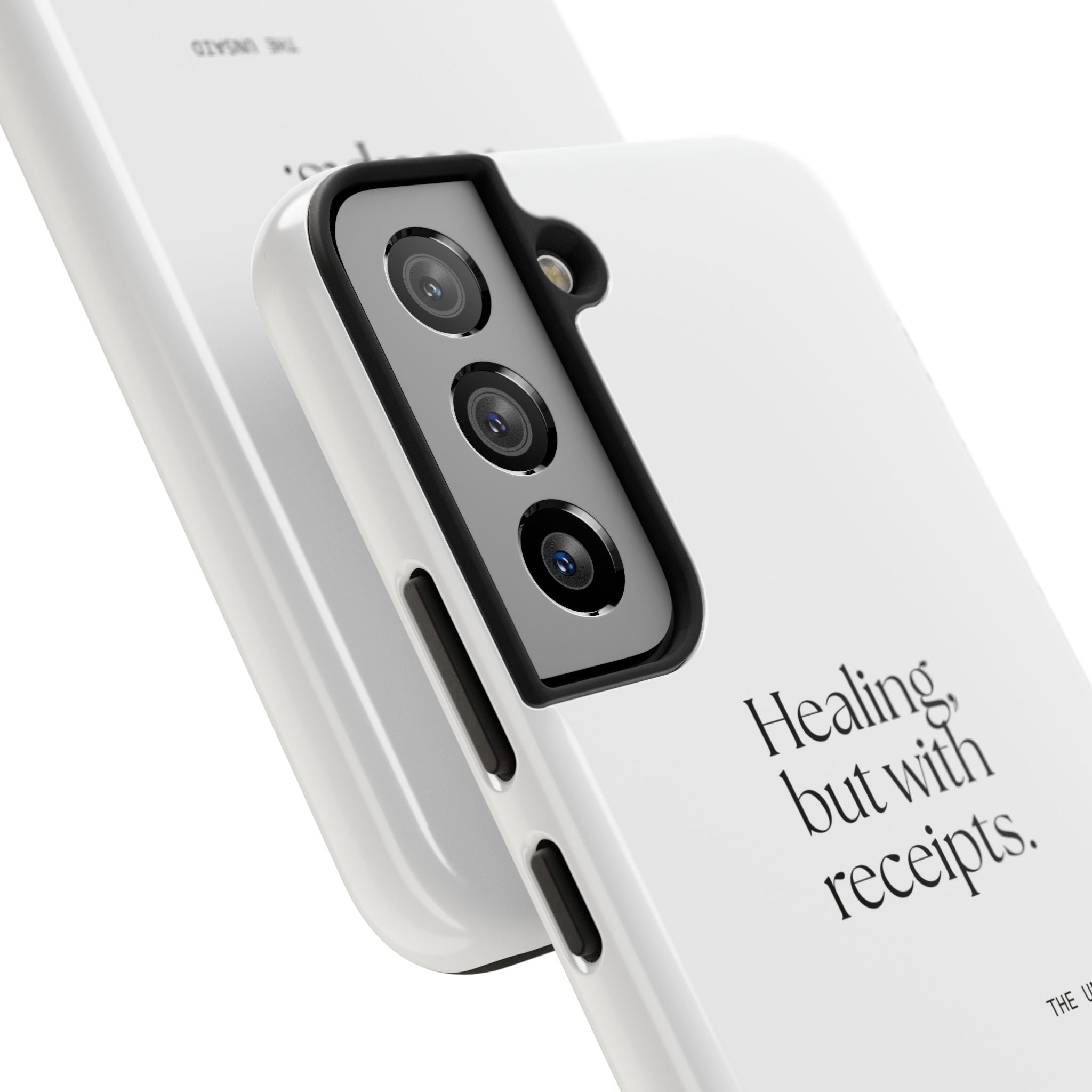 Healing, but with receipts - Tough Phone Case - Dry Humor