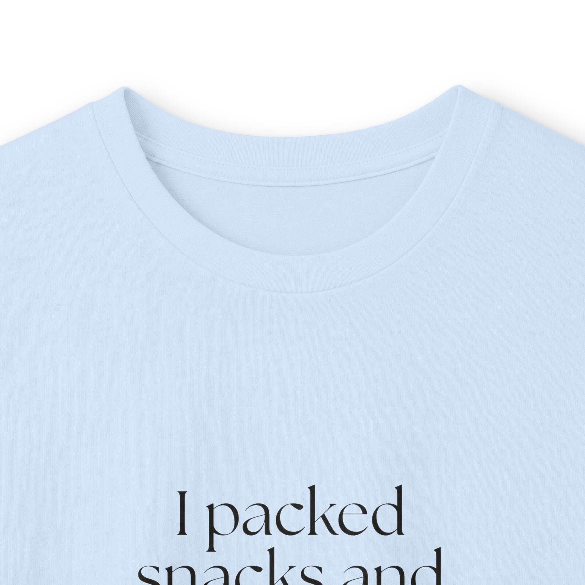 I packed snacks and unresolved feelings - Long Sleeve Shirt - Dry Humor