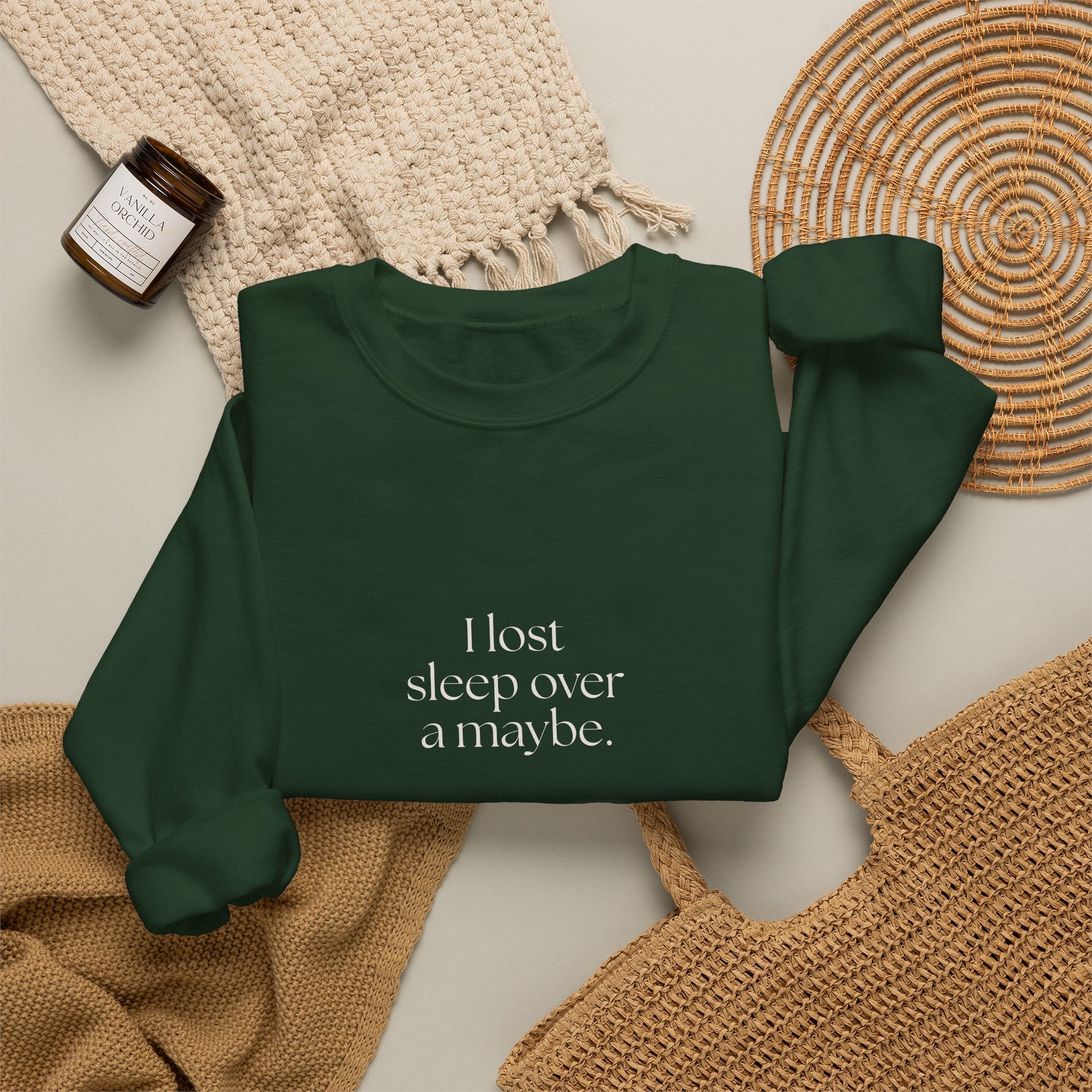 I lost sleep over a maybe - Sweatshirt - For Overthinkers