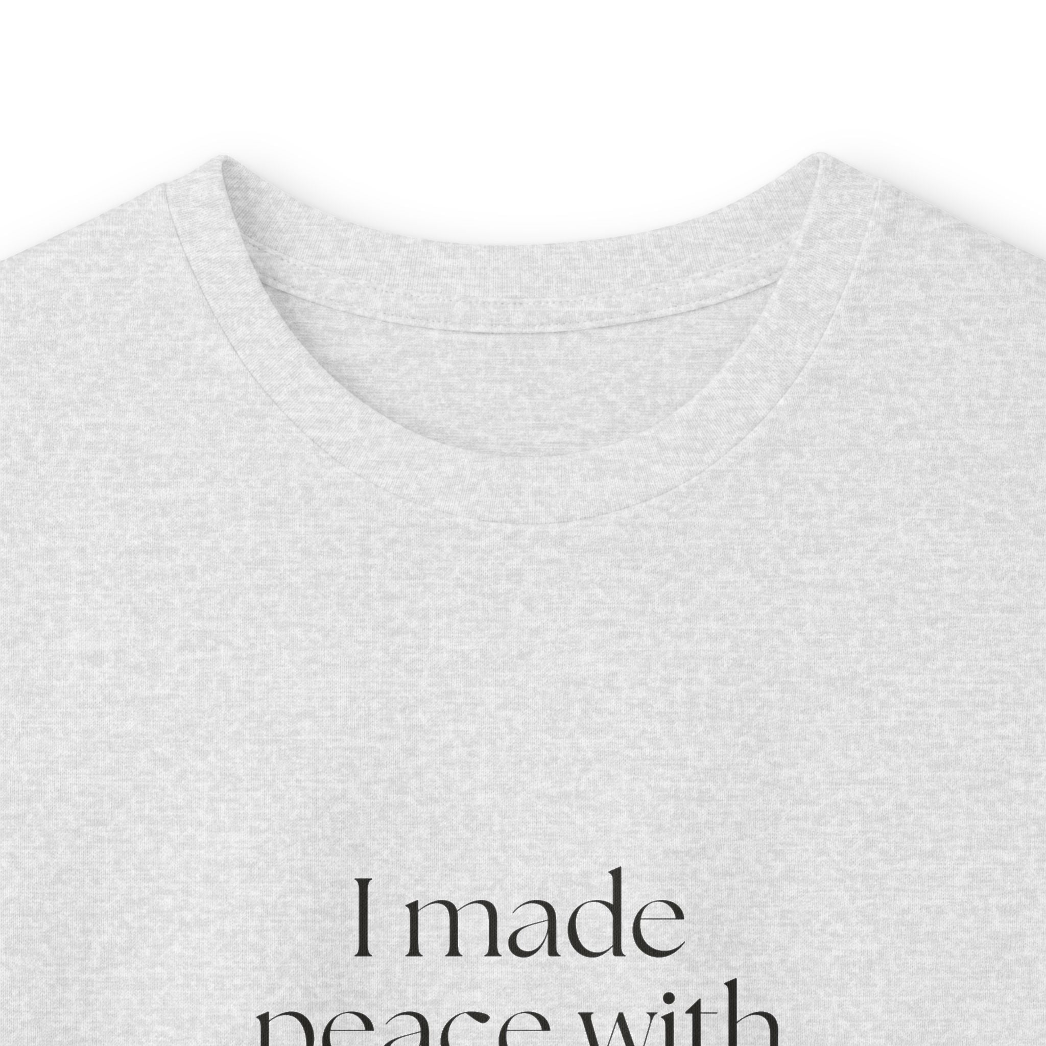 I made peace with uncertainty. Briefly - Long Sleeve Shirt - Dry Humor