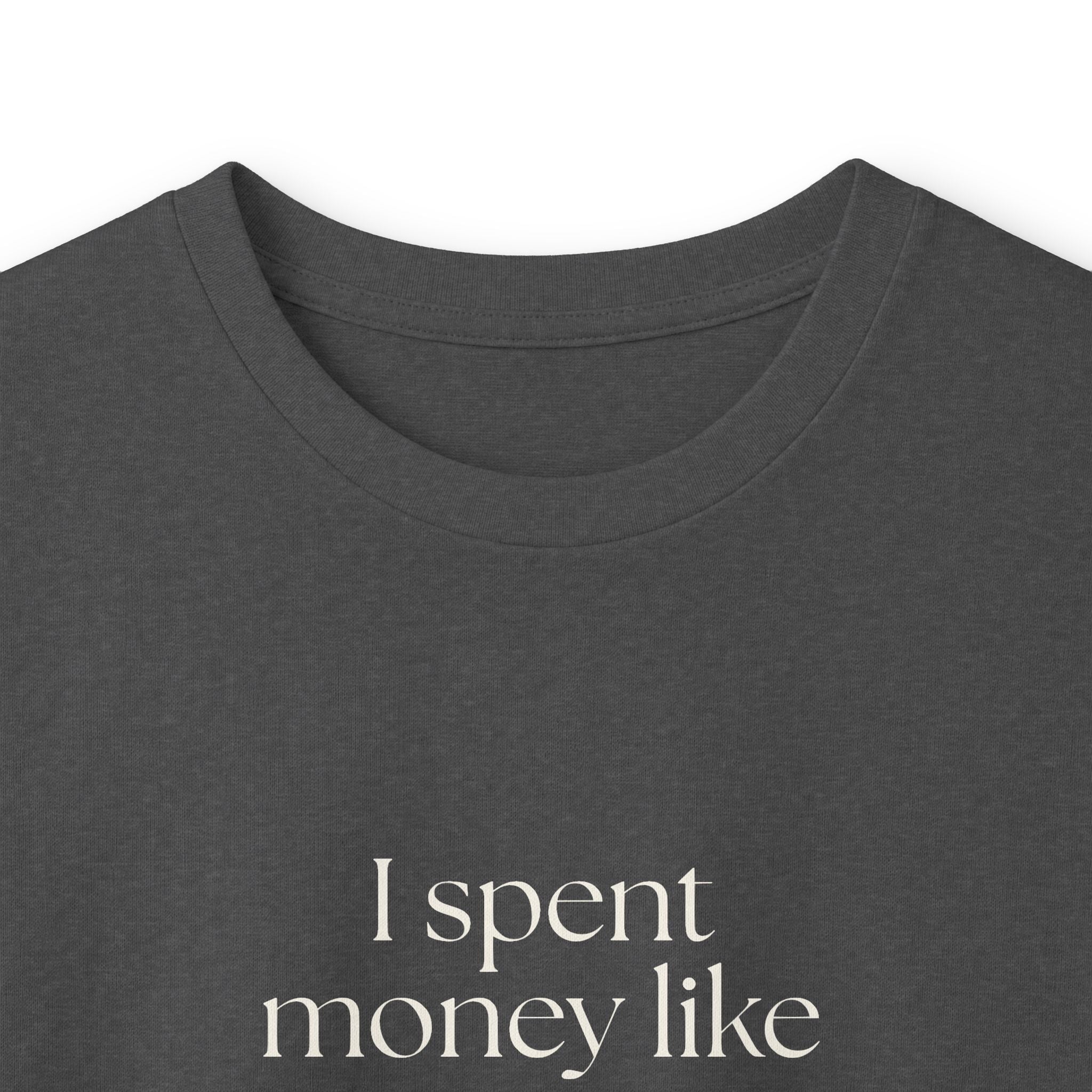 I spent money like tomorrow was fictional - Long Sleeve Shirt - Dry Humor