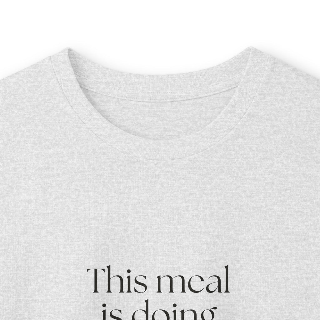 This meal is doing unpaid therapy - Long Sleeve Shirt - Dry Humor