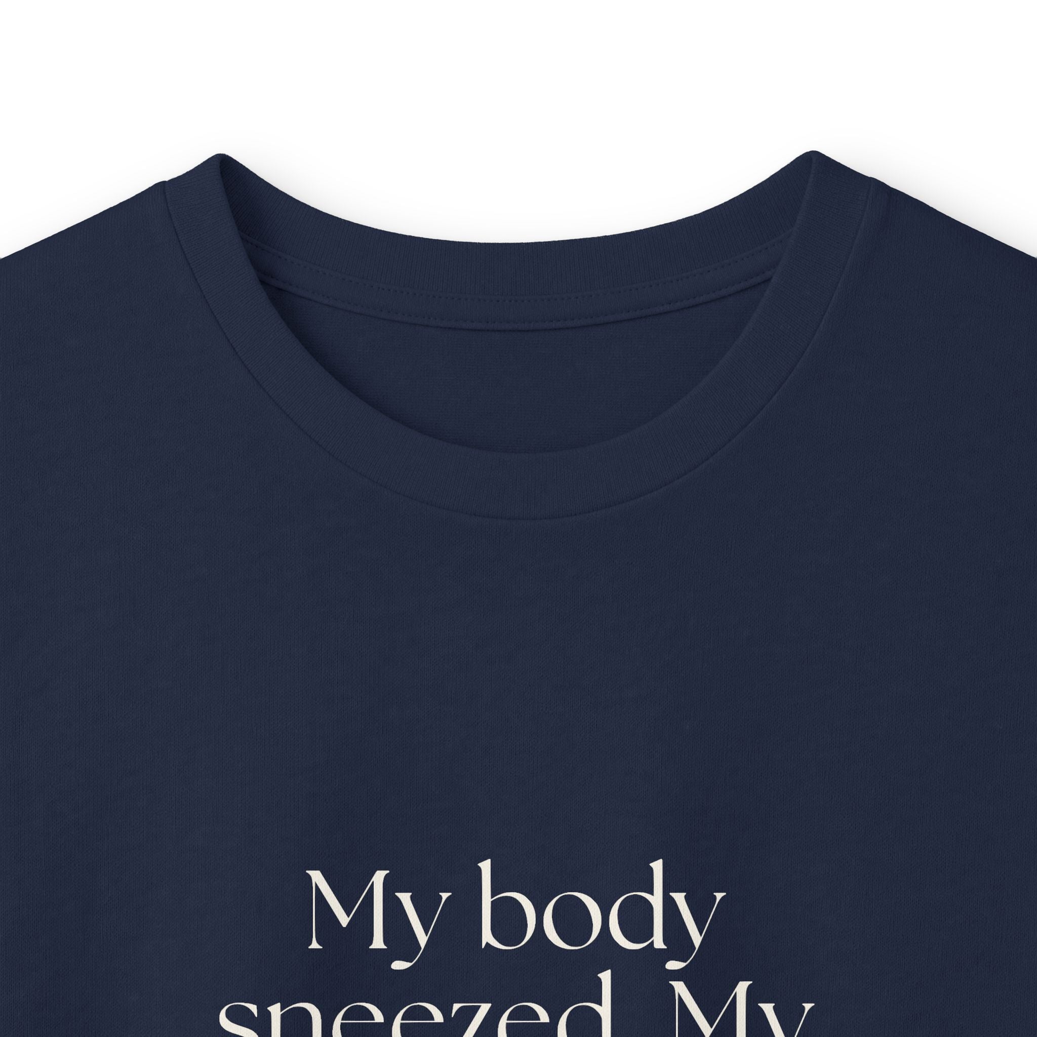 My body sneezed. My brain filed a report - Long Sleeve Shirt - For Overthinkers