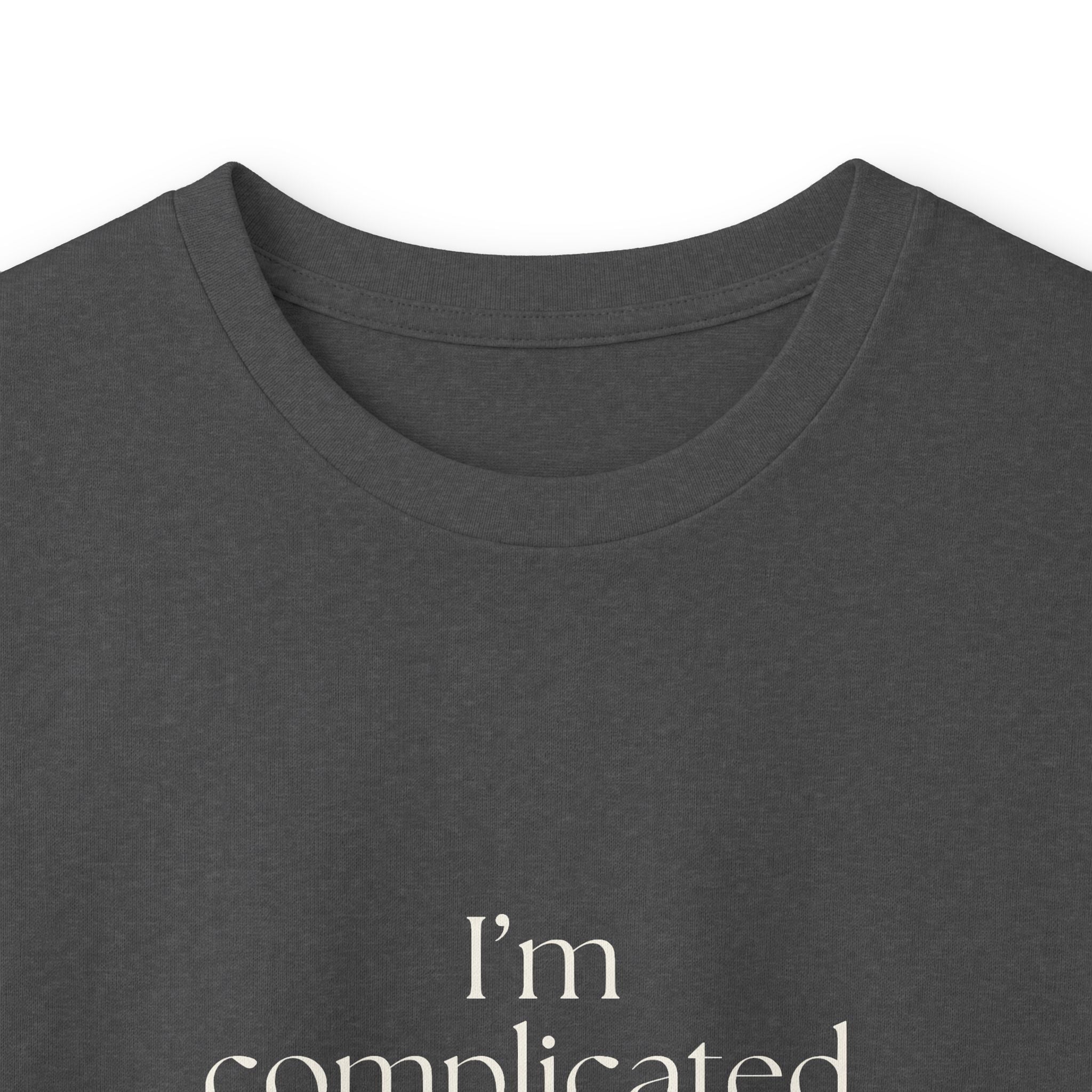 I’m complicated, but with notes - Long Sleeve Shirt - Dry Humor