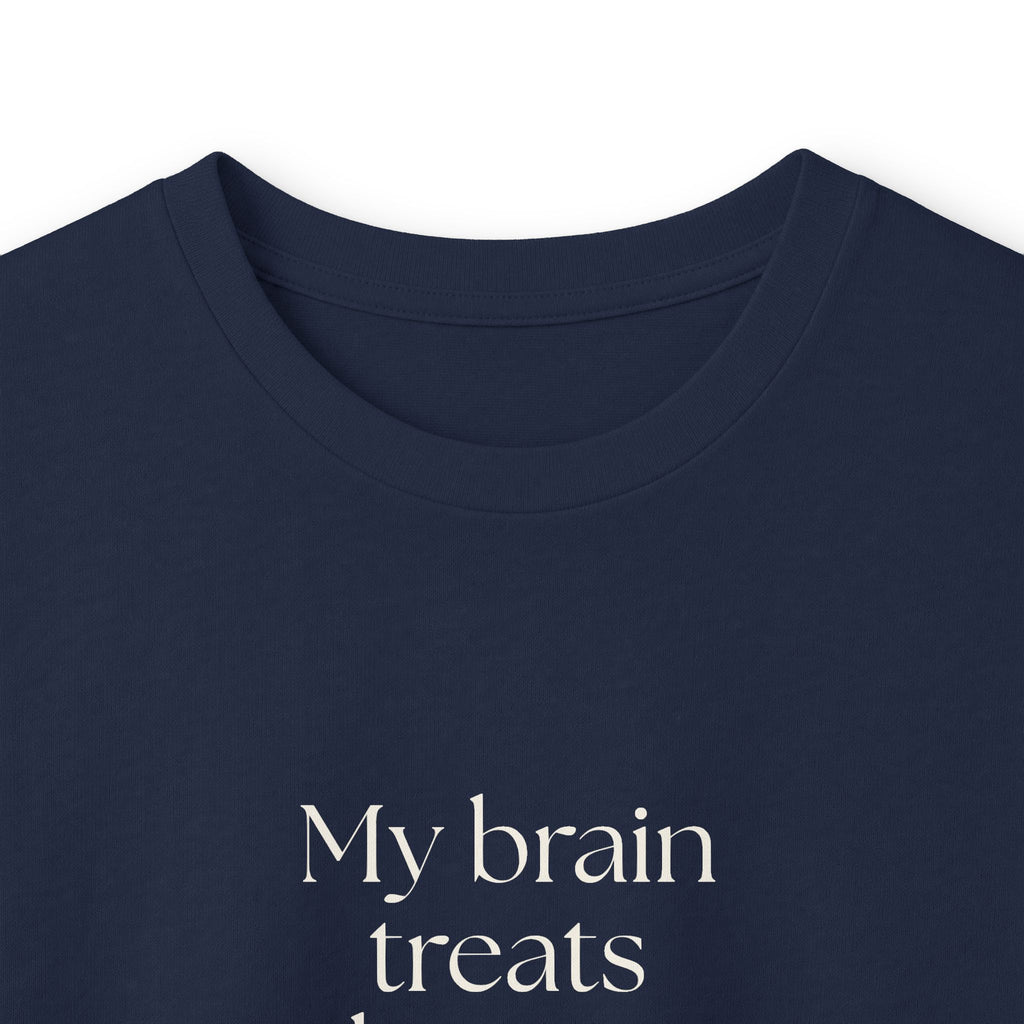 My brain treats silence as a meeting invite - Long Sleeve Shirt - For Overthinkers