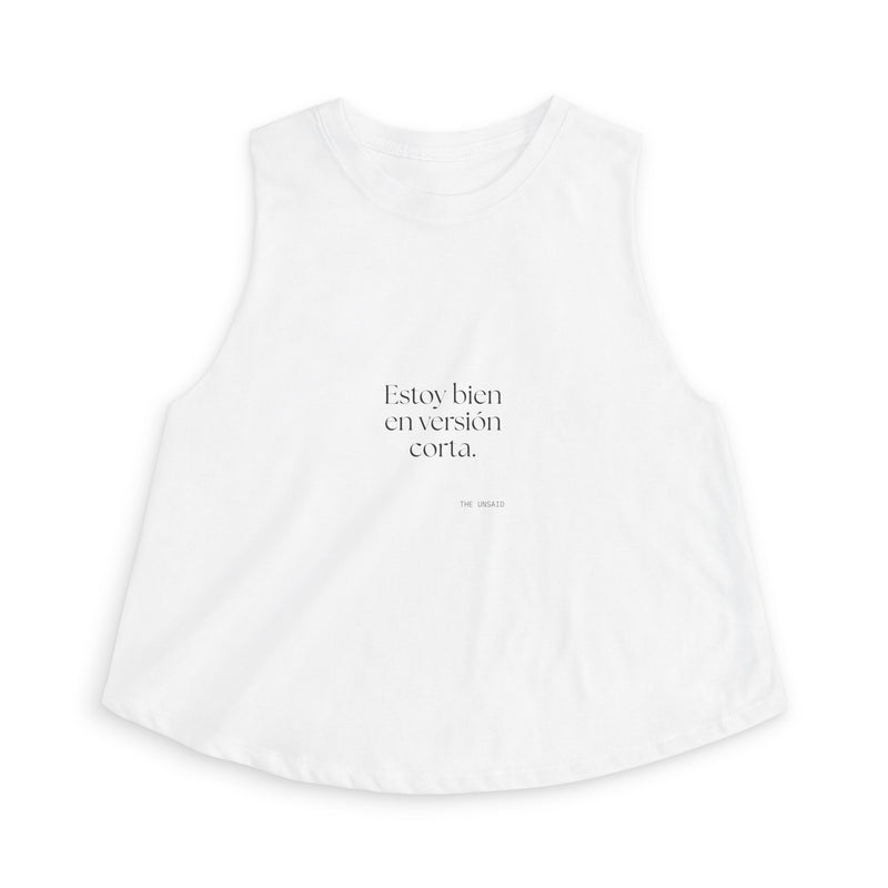 Crop Top — Estoy bien en versión corta.