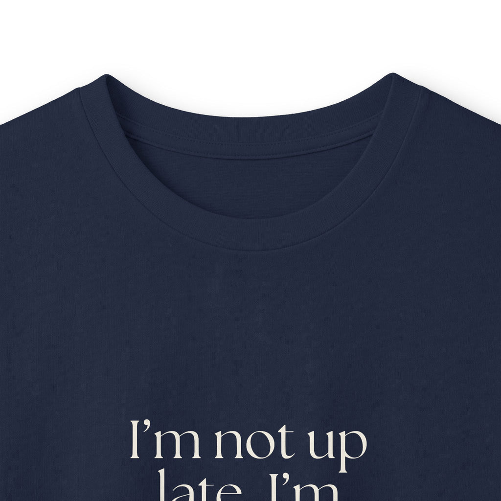 I’m not up late. I’m processing horizontally - Long Sleeve Shirt - For Overthinkers