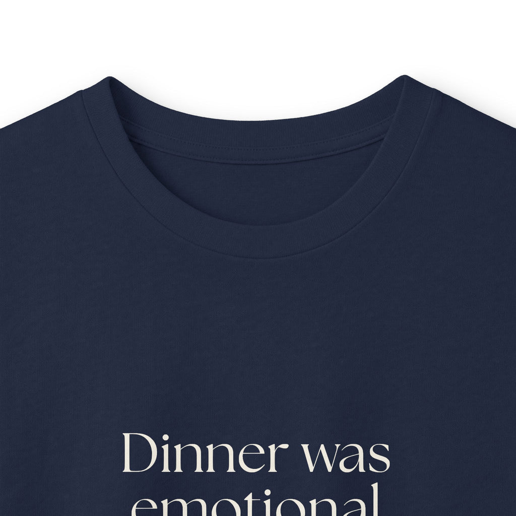 Dinner was emotional support with seasoning - Long Sleeve Shirt - Dry Humor