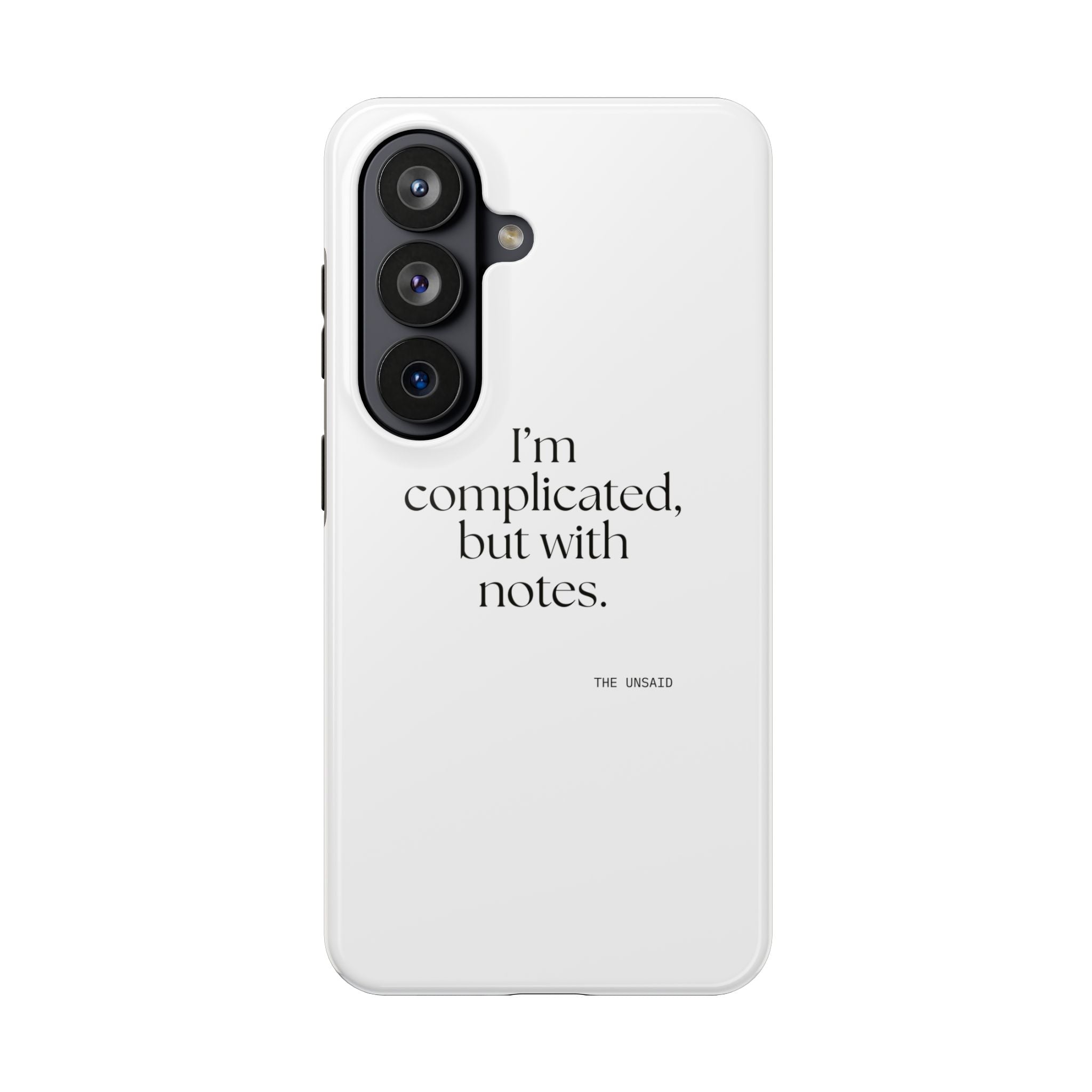 I’m complicated, but with notes - Tough Phone Case - Dry Humor