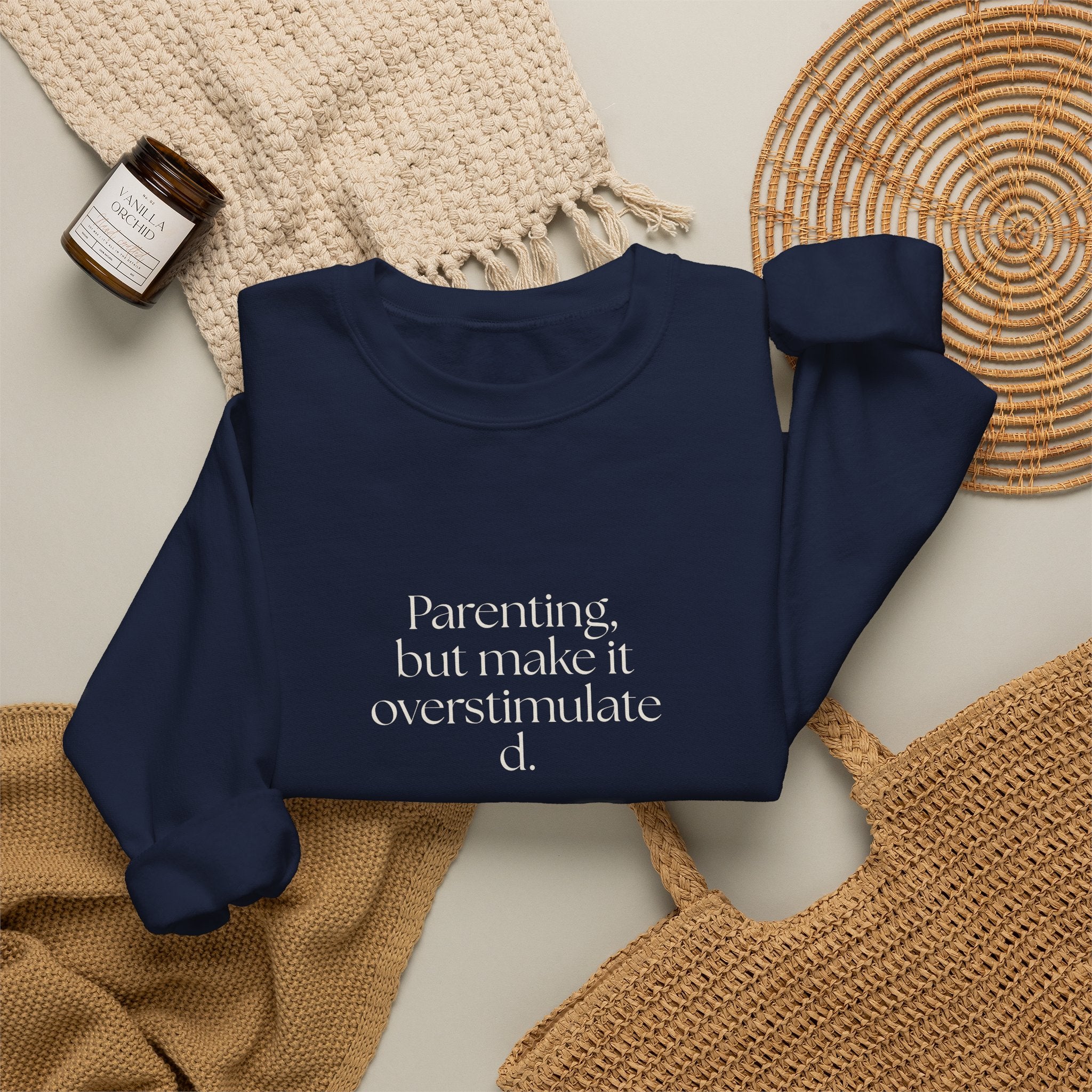 Parenting, but make it overstimulated - Sweatshirt - Dry Humor