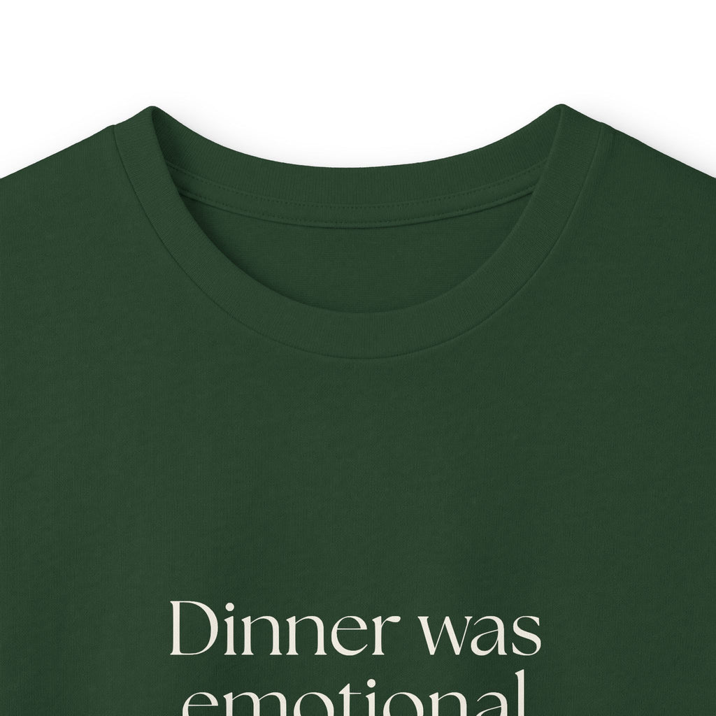 Dinner was emotional support with seasoning - Long Sleeve Shirt - Dry Humor
