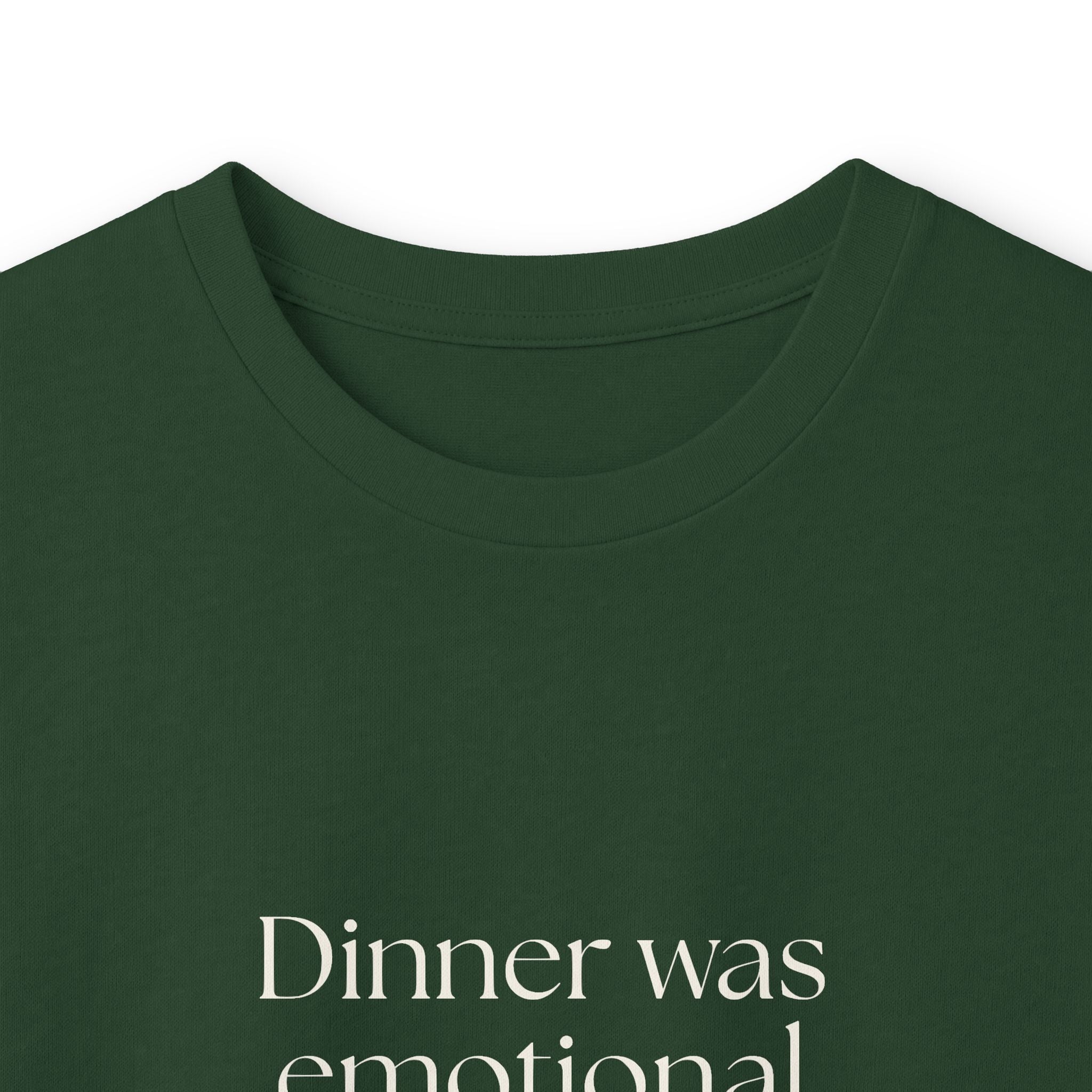 Dinner was emotional support with seasoning - Long Sleeve Shirt - Dry Humor