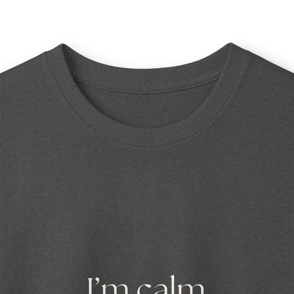 I’m calm in theory - Long Sleeve Shirt - For Quiet Minds