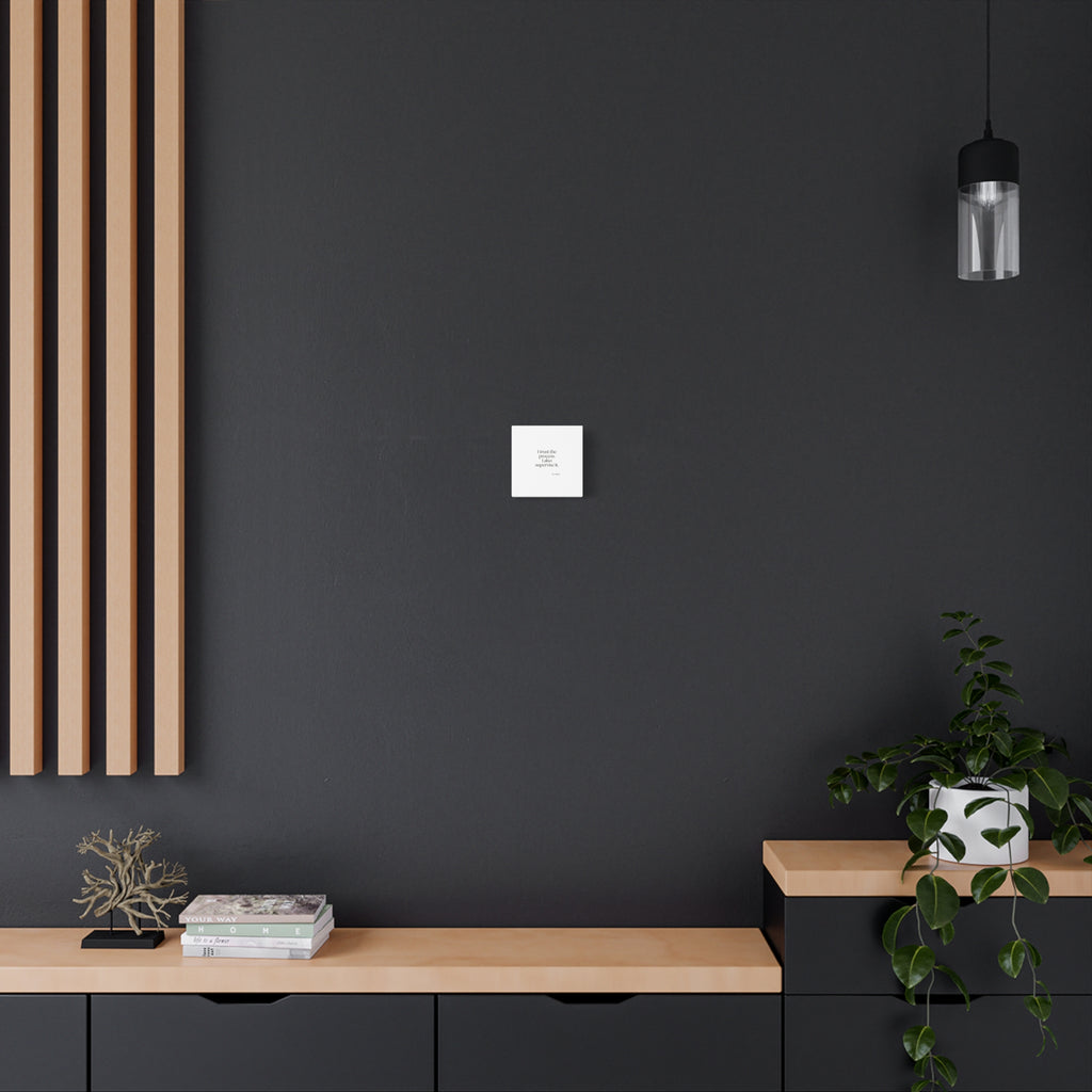 I trust the process. I also supervise it - Canvas Print - Dry Humor