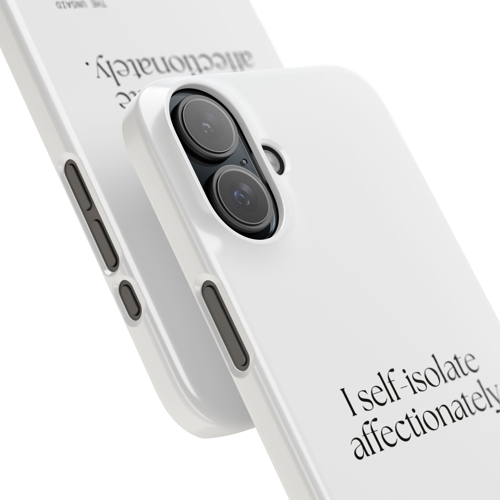 I self-isolate affectionately - Phone Case - For Introverts