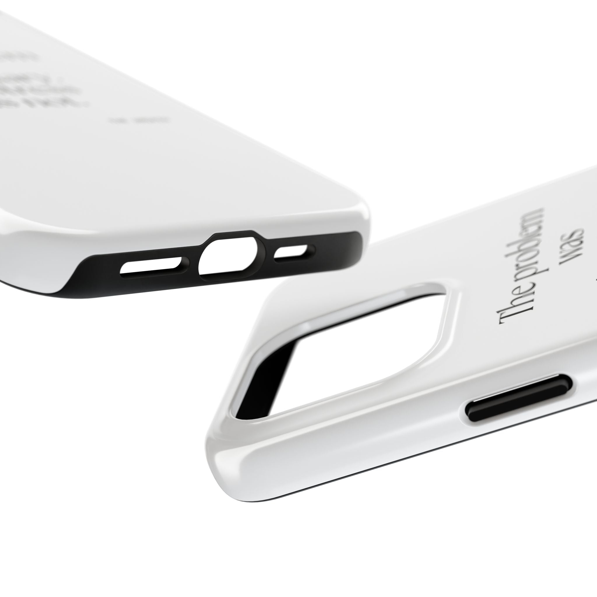 The problem was imaginary. The stress was not - Tough Phone Case - For Overthinkers
