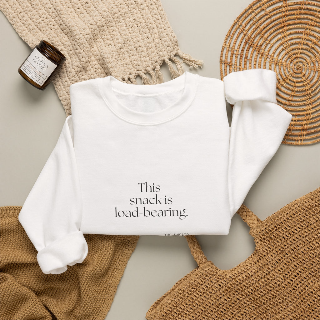 This snack is load-bearing - Sweatshirt - Dry Humor