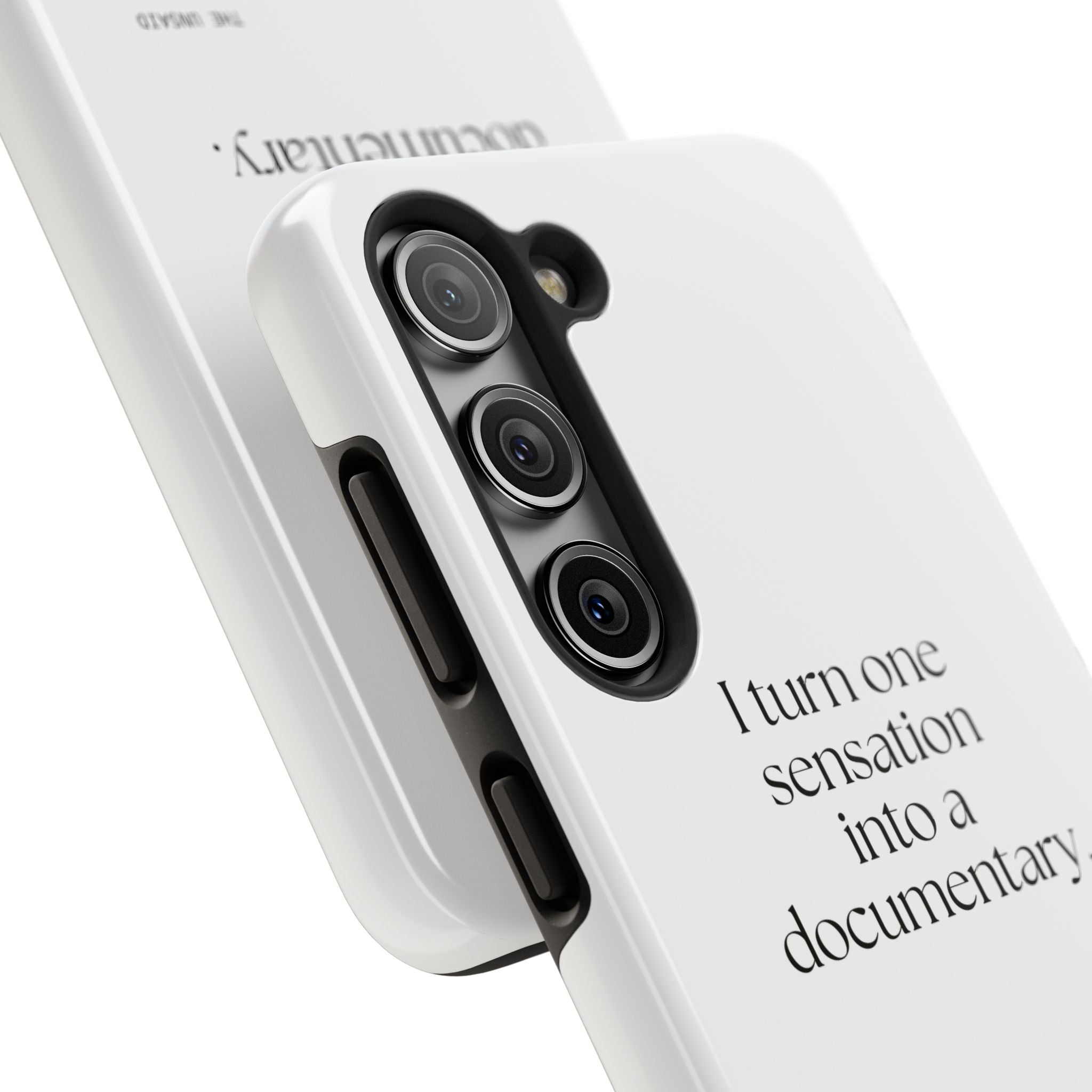 I turned one sensation into a documentary - Tough Phone Case - For Overthinkers