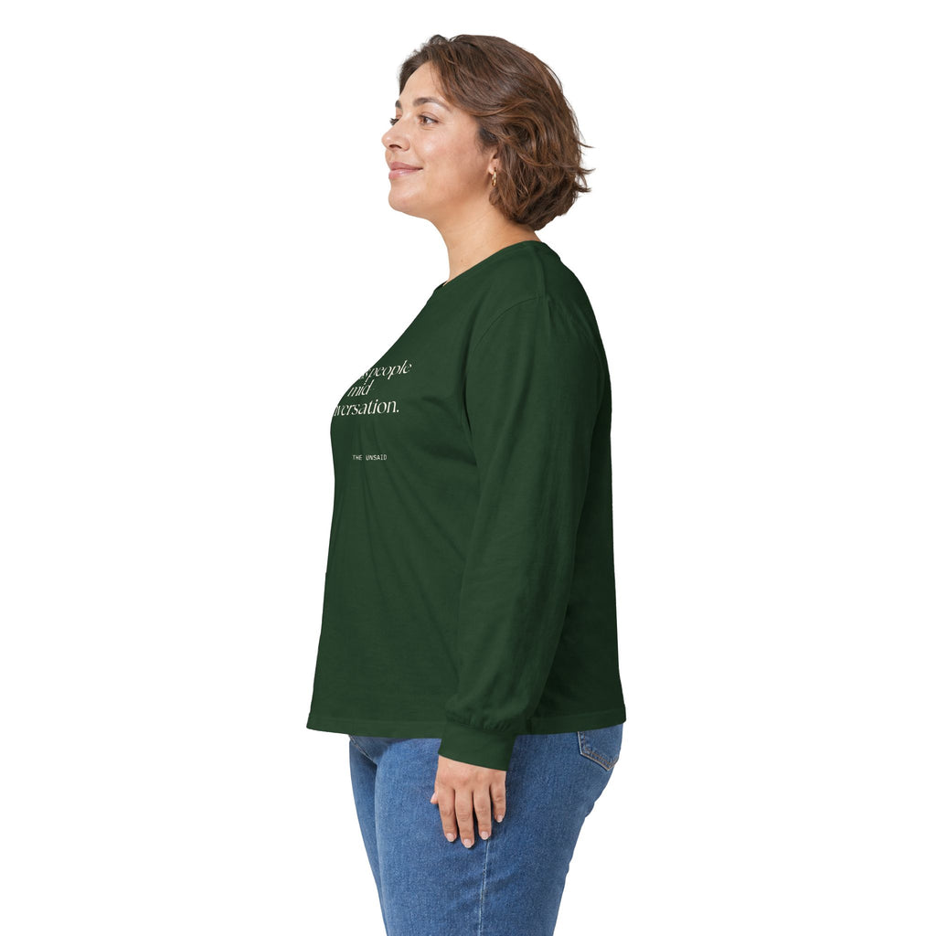 I miss people mid-conversation - Long Sleeve Shirt - For Introverts