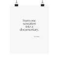I turned one sensation into a documentary - Poster - For Overthinkers