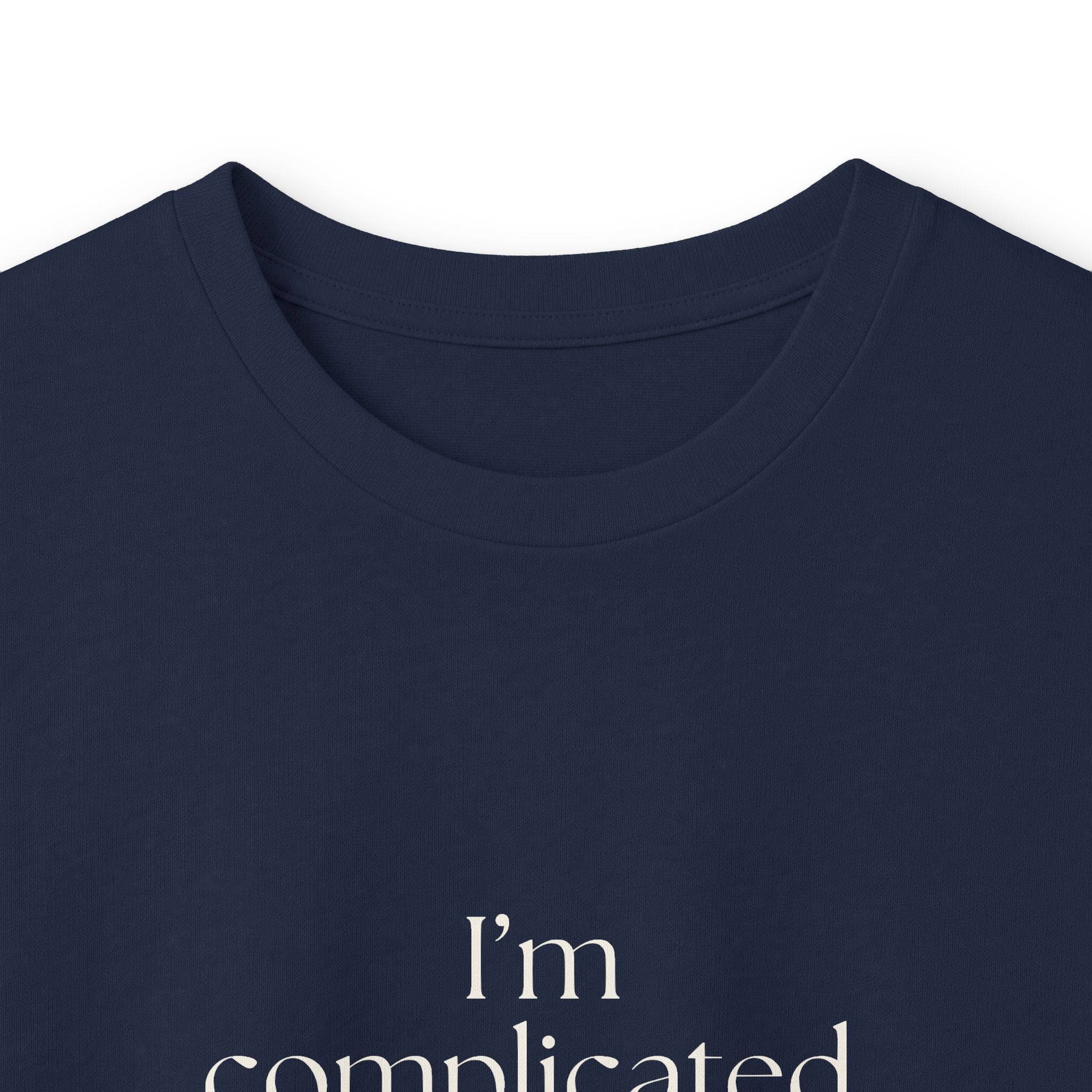 I’m complicated, but with notes - Long Sleeve Shirt - Dry Humor