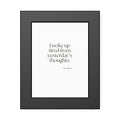 I woke up tired from yesterday’s thoughts - Framed Print - For Tired Days