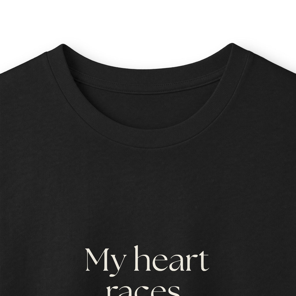 My heart races. Nobody’s chasing us - Long Sleeve Shirt - For Quiet Minds