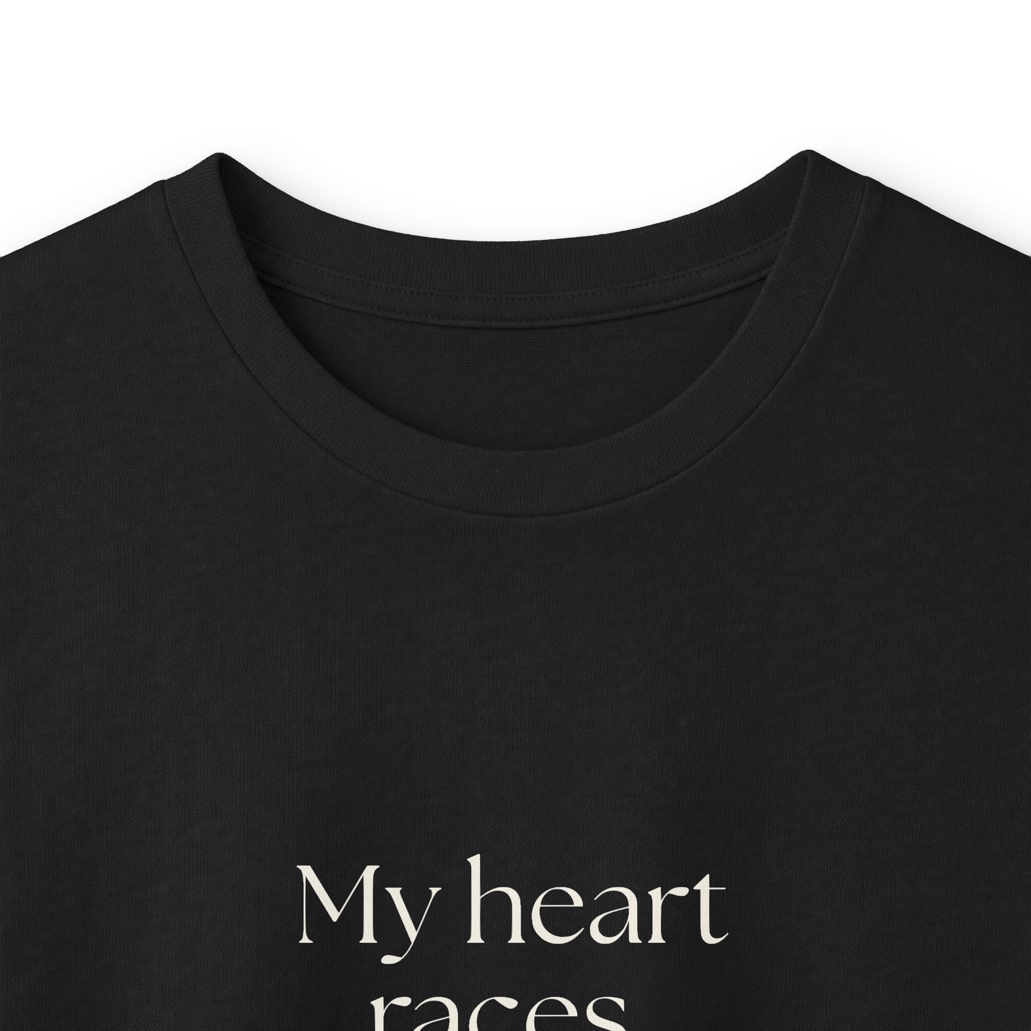 My heart races. Nobody’s chasing us - Long Sleeve Shirt - For Quiet Minds