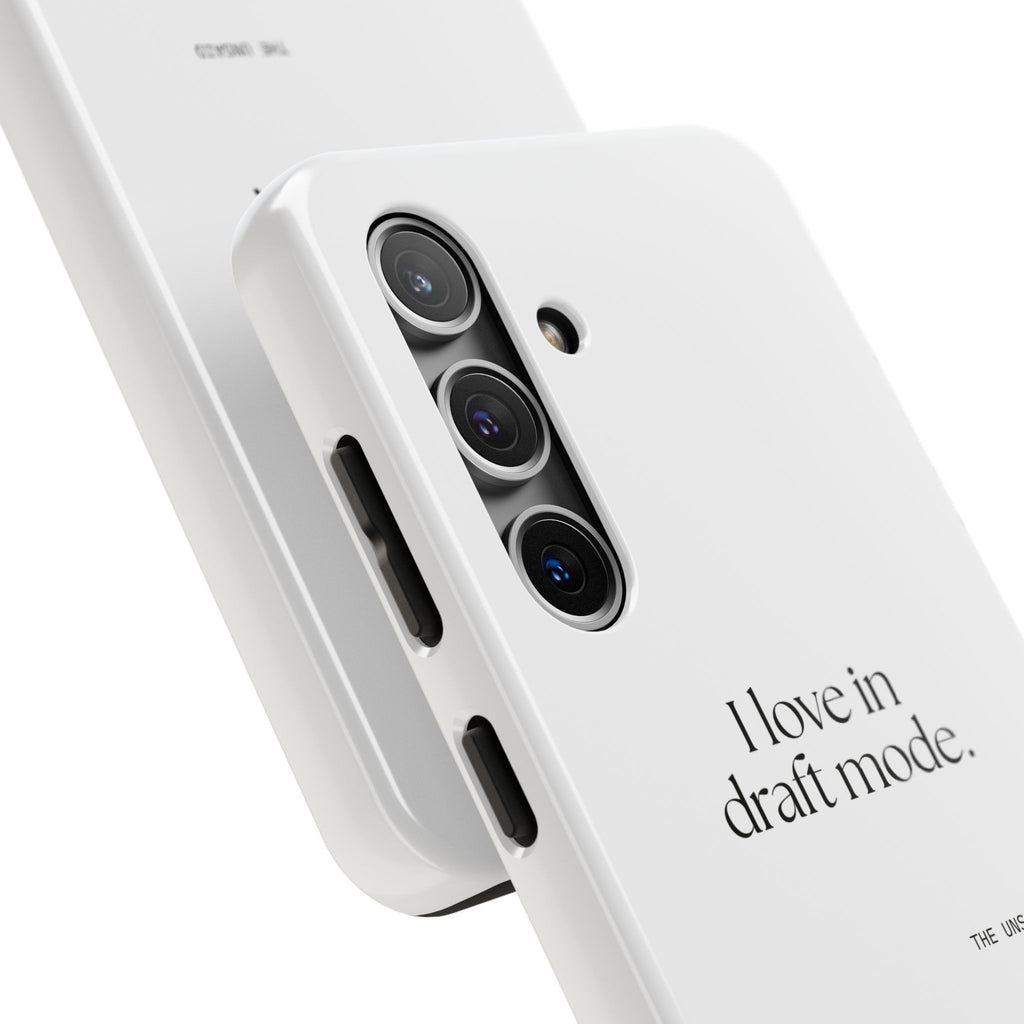 I love in draft mode - Tough Phone Case - For Introverts