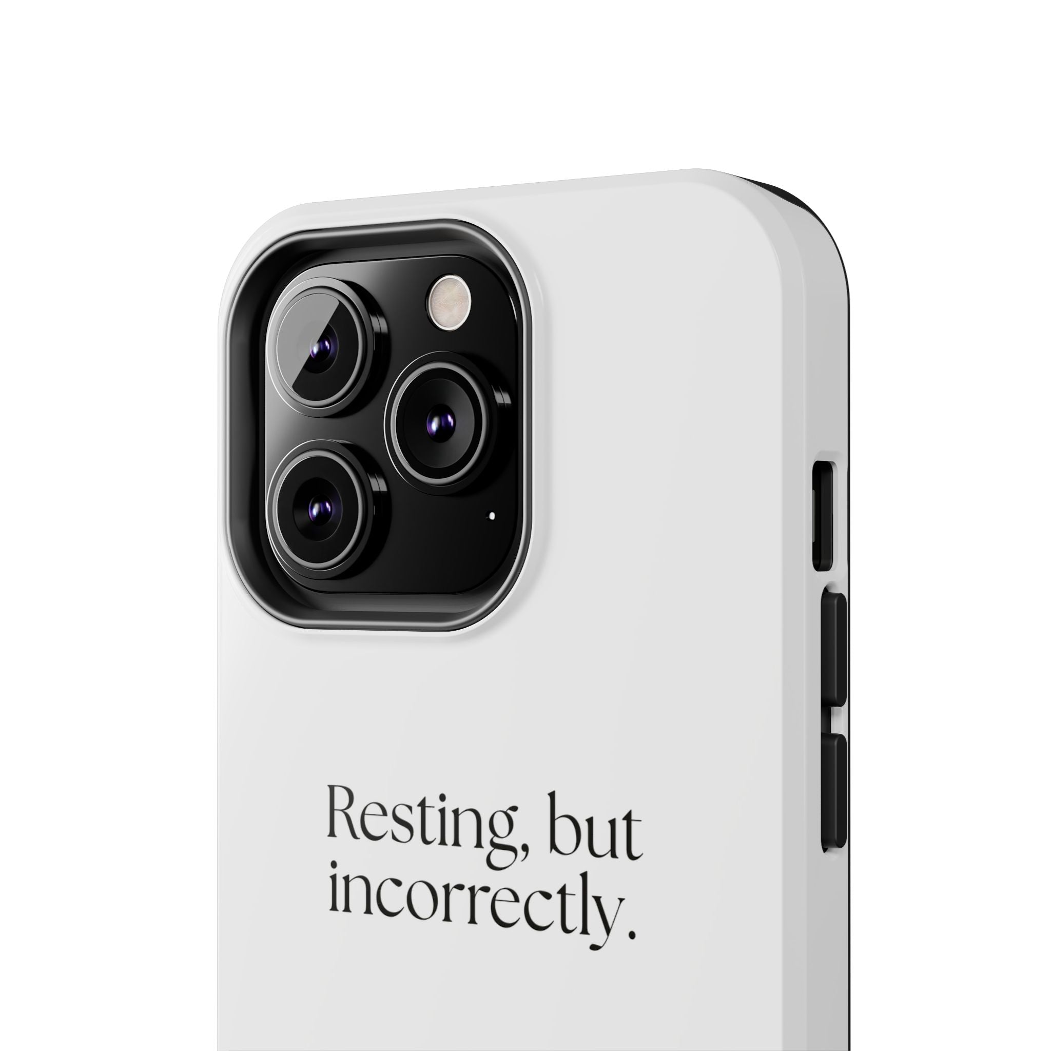 Resting, but incorrectly - Tough Phone Case - For Quiet Minds
