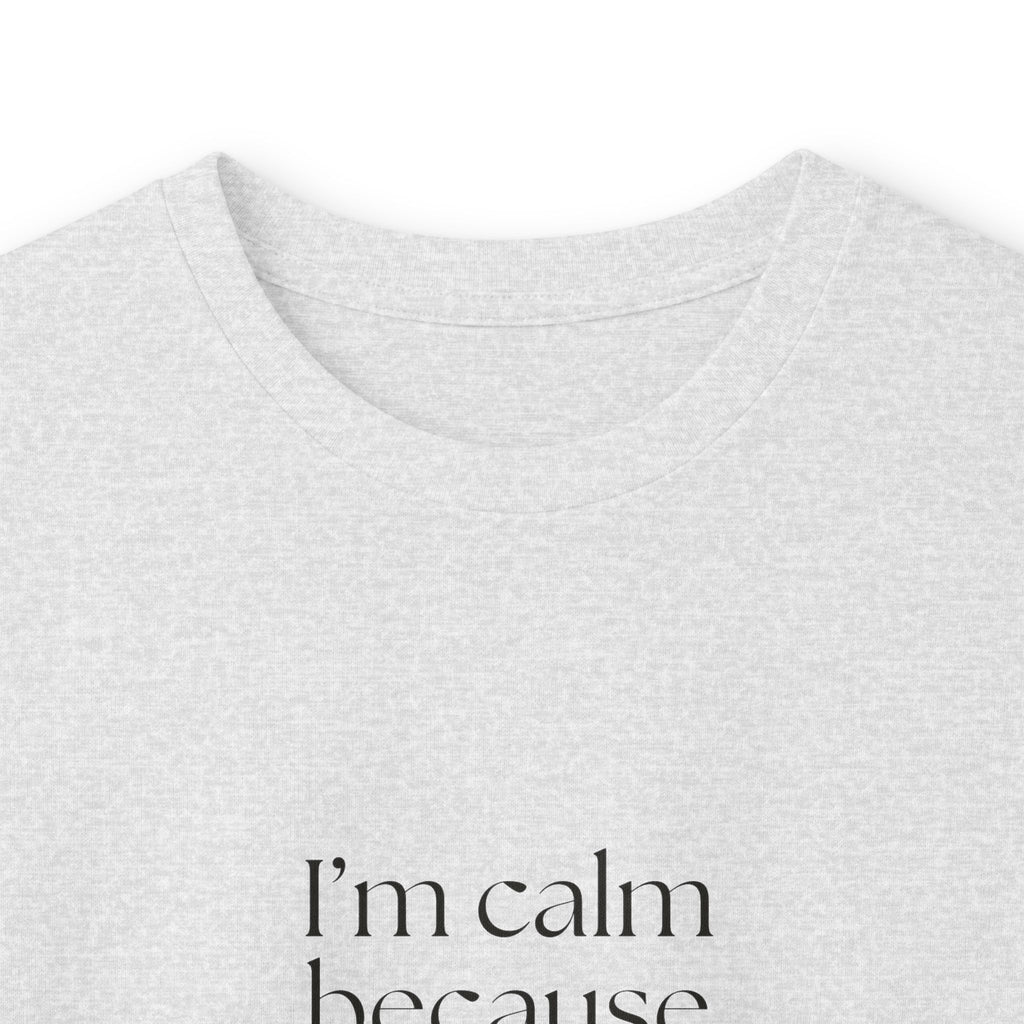 I’m calm because I checked twice - Long Sleeve Shirt - Dry Humor