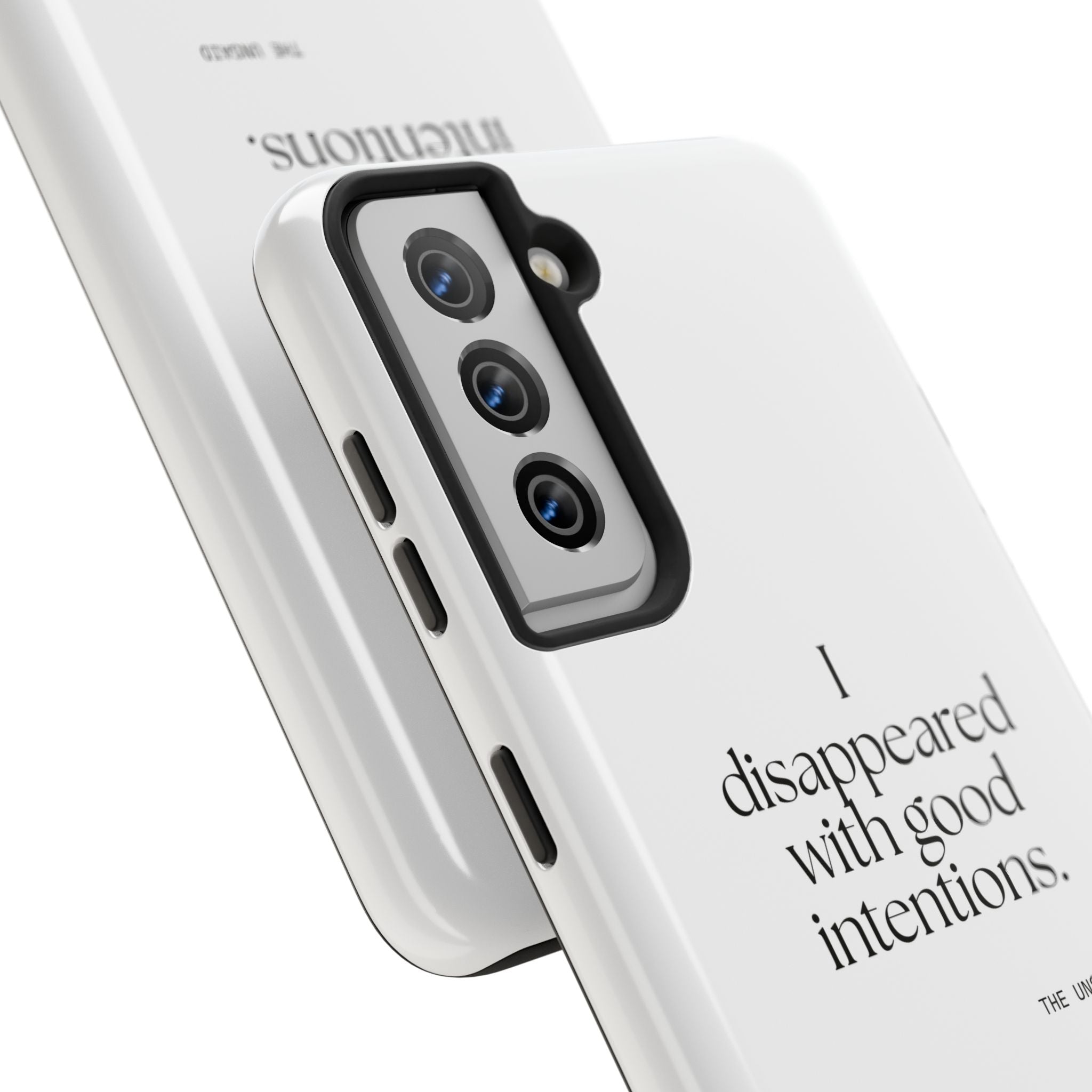 I disappeared with good intentions - Tough Phone Case - For Introverts