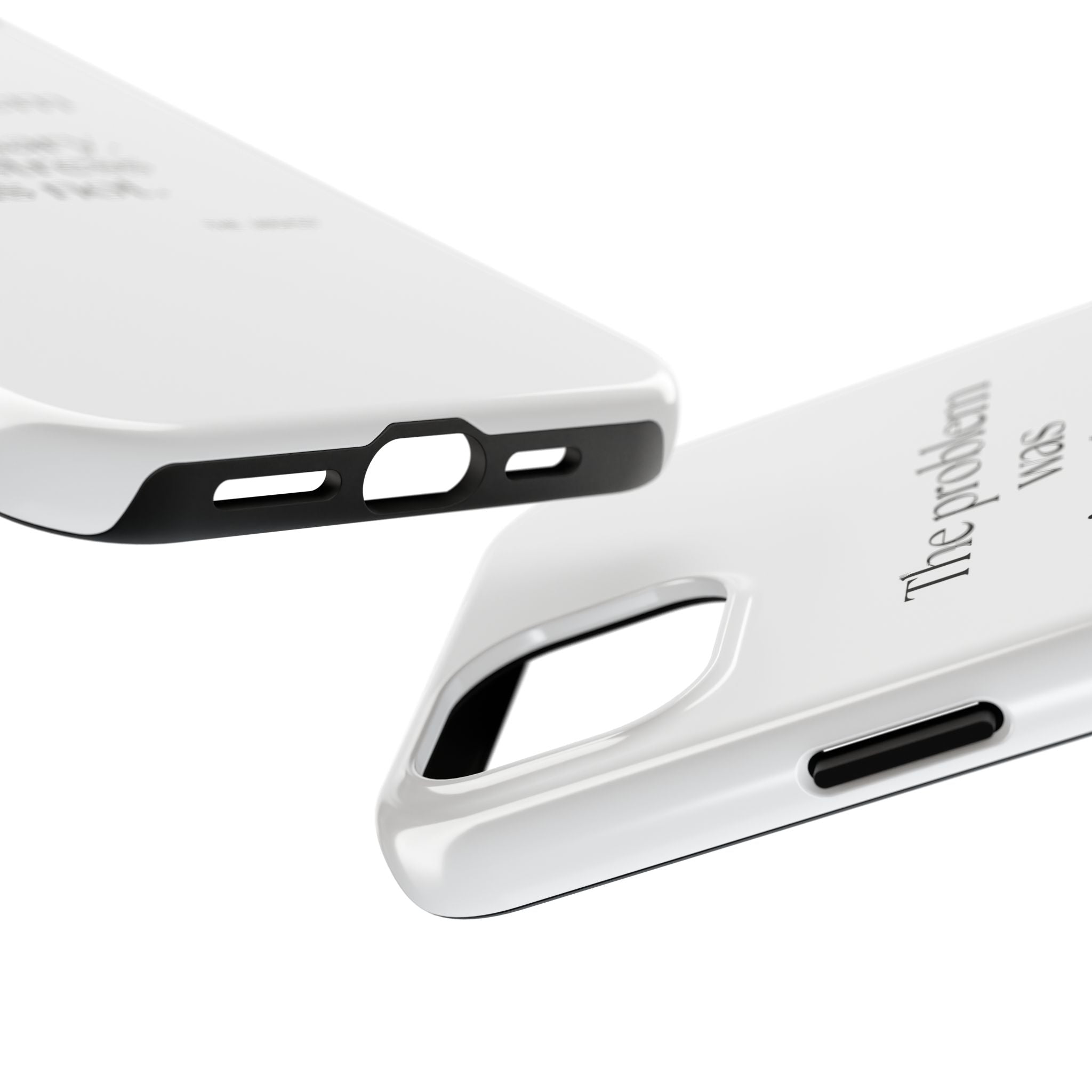 The problem was imaginary. The stress was not - Tough Phone Case - For Overthinkers