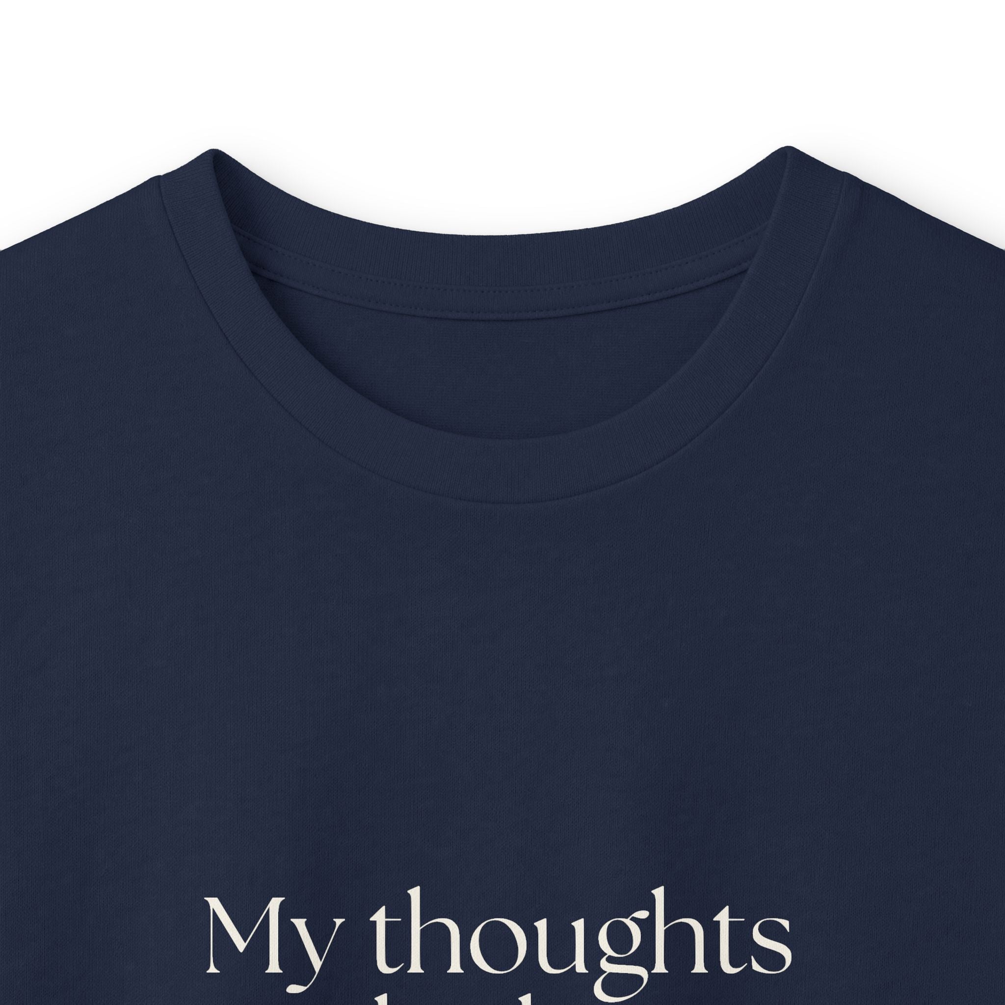 My thoughts clock in after dark - Long Sleeve Shirt - For Overthinkers