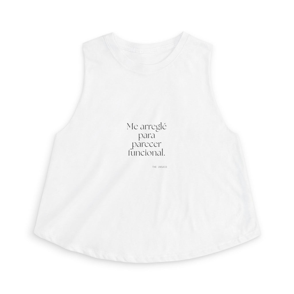 Me arreglé para parecer funcional - Crop Top - En Español