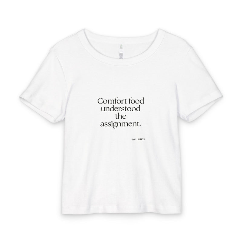 Baby Tee — Comfort food understood the assignment.