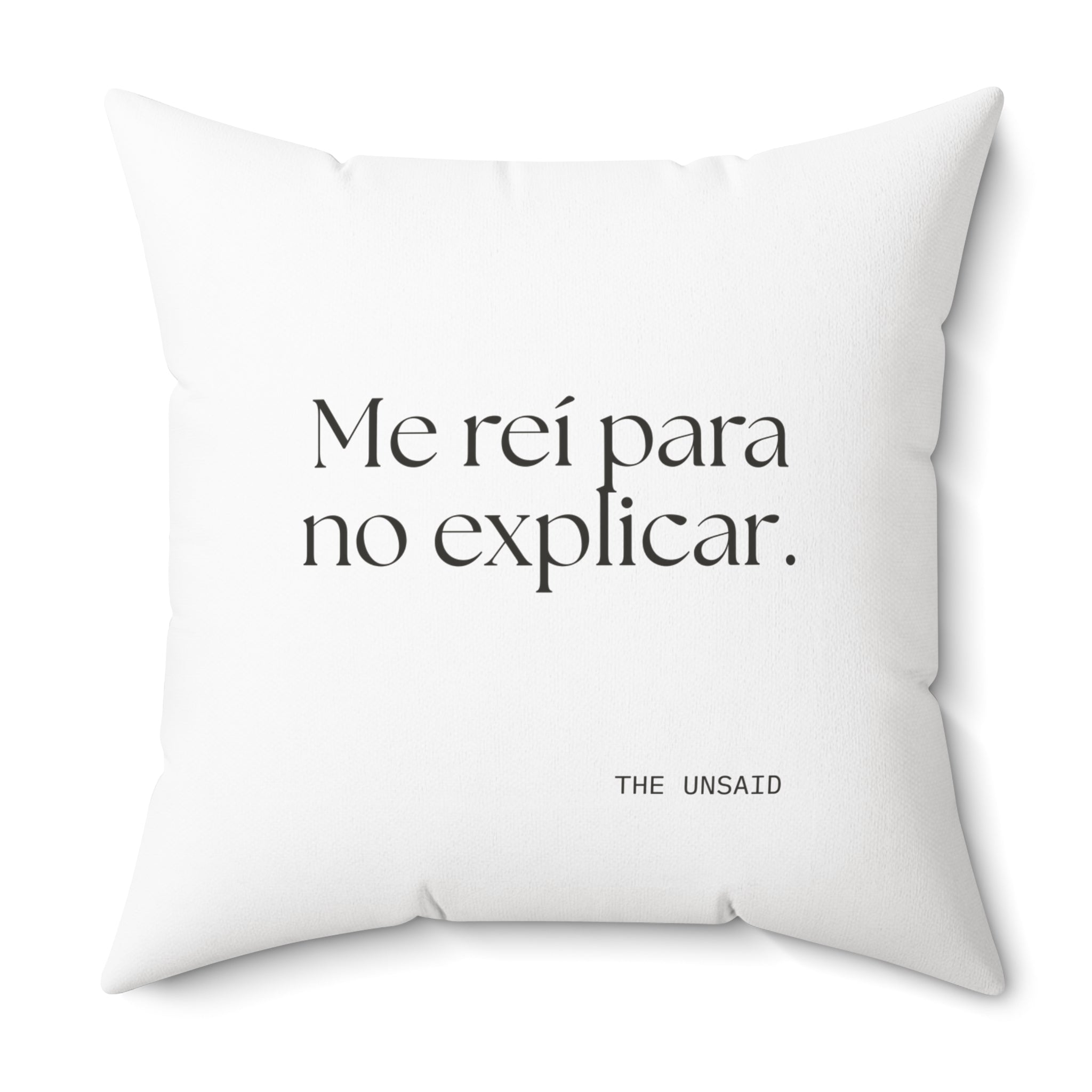 Me reí para no explicar - Throw Pillow - En Español