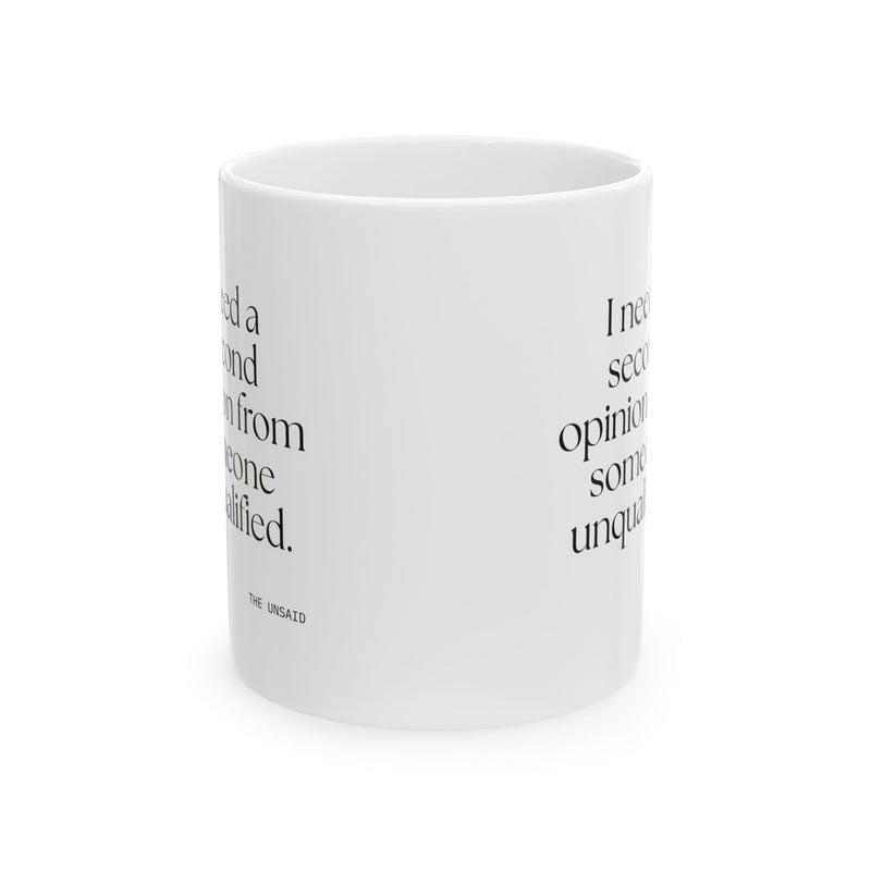 Coffee Mug — I need a second opinion from someone unqualified.