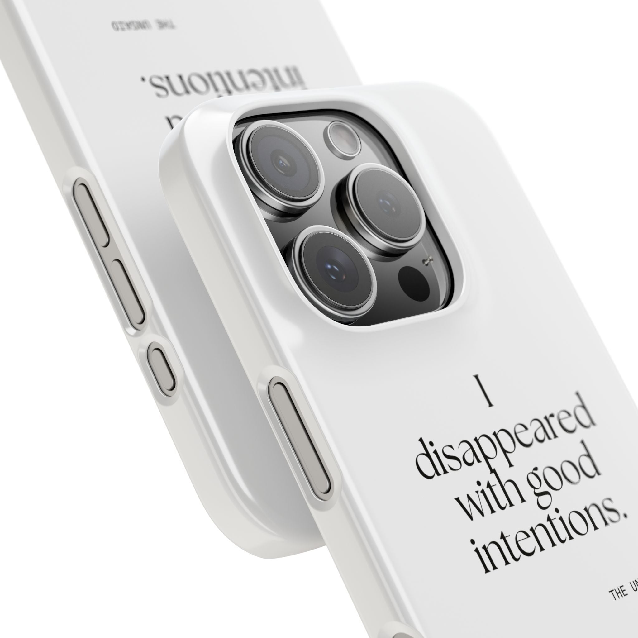 I disappeared with good intentions - Phone Case - For Introverts