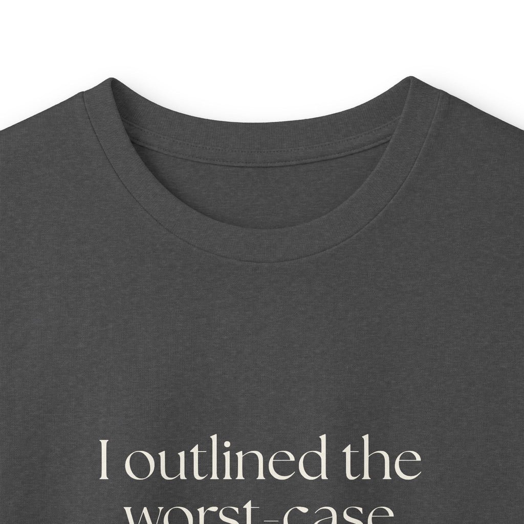 I outlined the worst-case scenario. Twice - Long Sleeve Shirt - Dry Humor