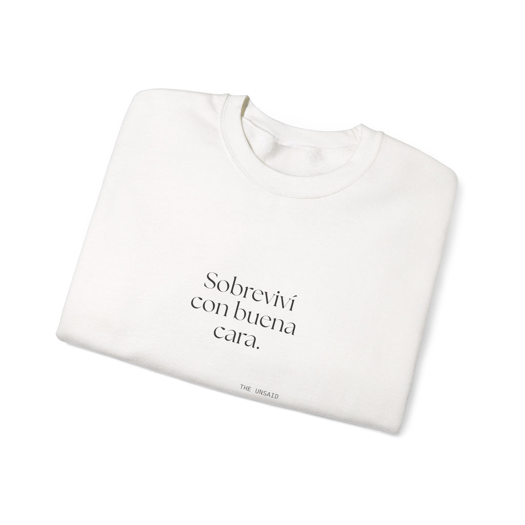 Sobreviví con buena cara - Sweatshirt - En Español